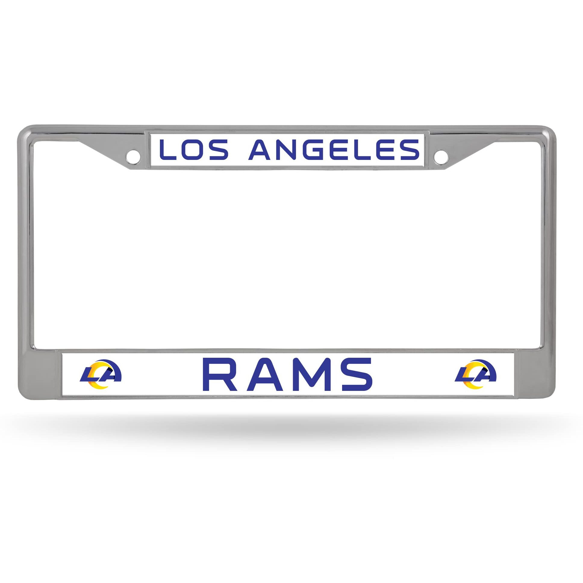 Los Angeles Rams License Plate Frame Chrome