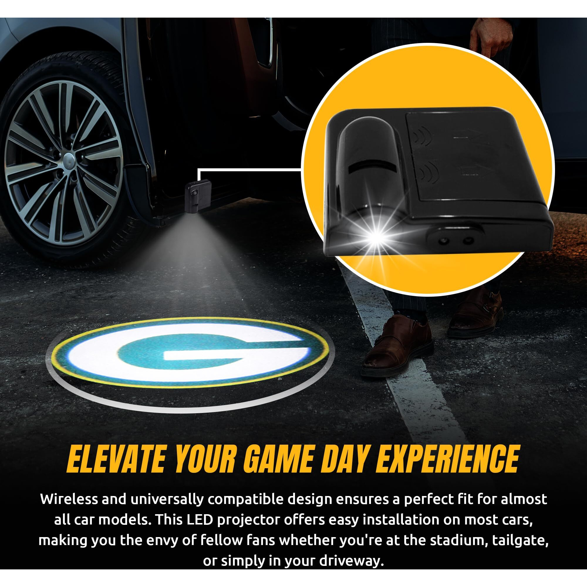 Green Bay Packers Car Door Light LED