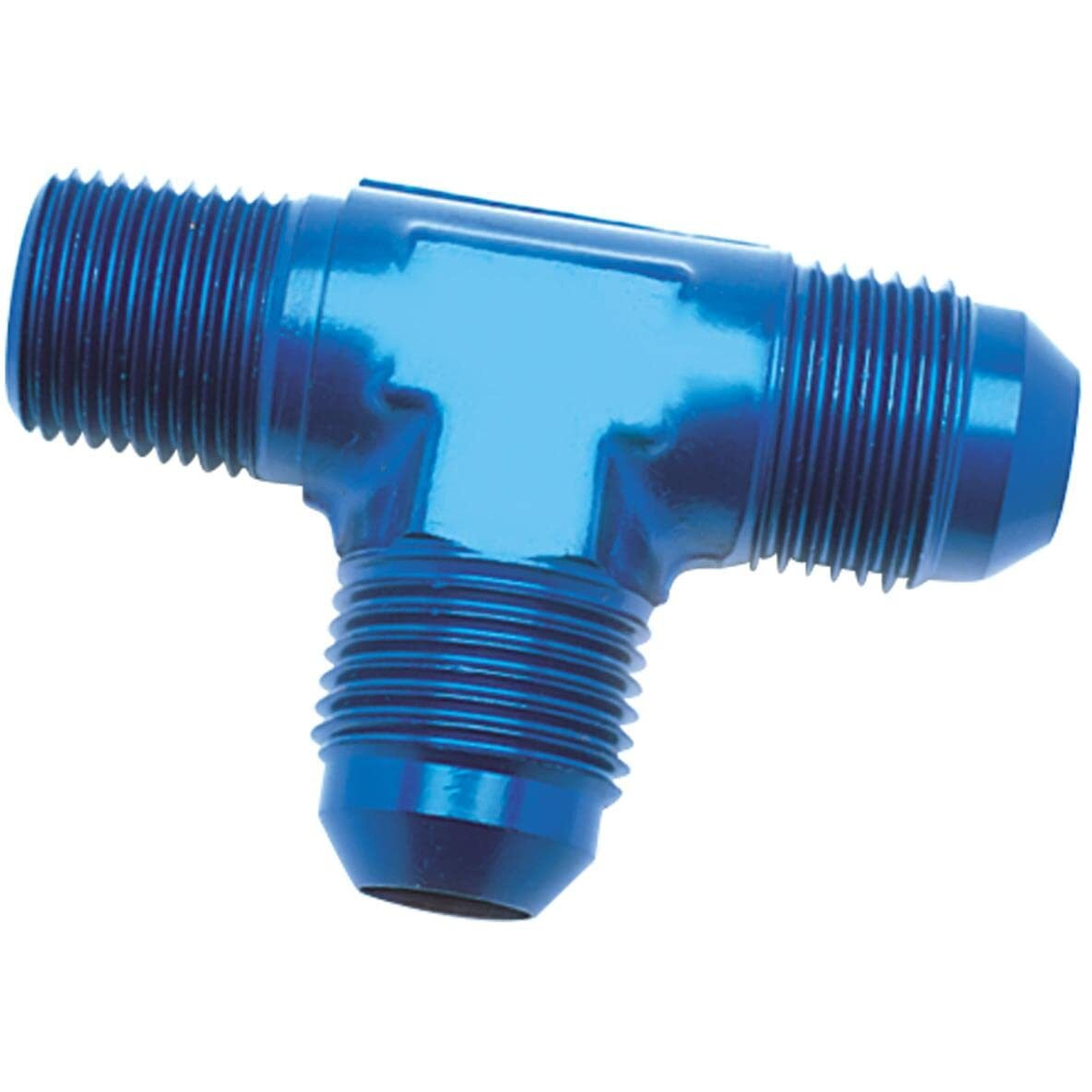 -6ANX1/4NPTF BLU FL TO PIPE RUN TEE