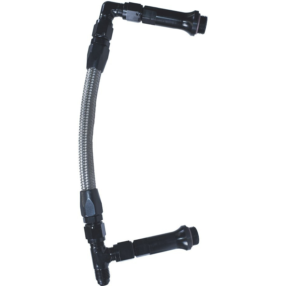 -6AN BK DUAL INLET HOLLEY  ULTRA HP