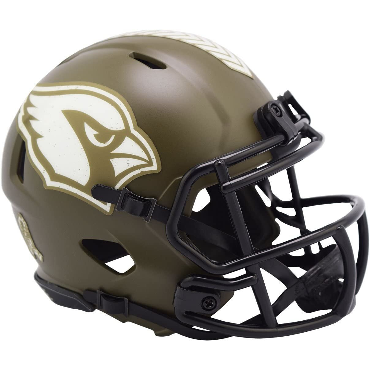 Arizona Cardinals Helmet Riddell Replica Mini Speed Style Salute To Service