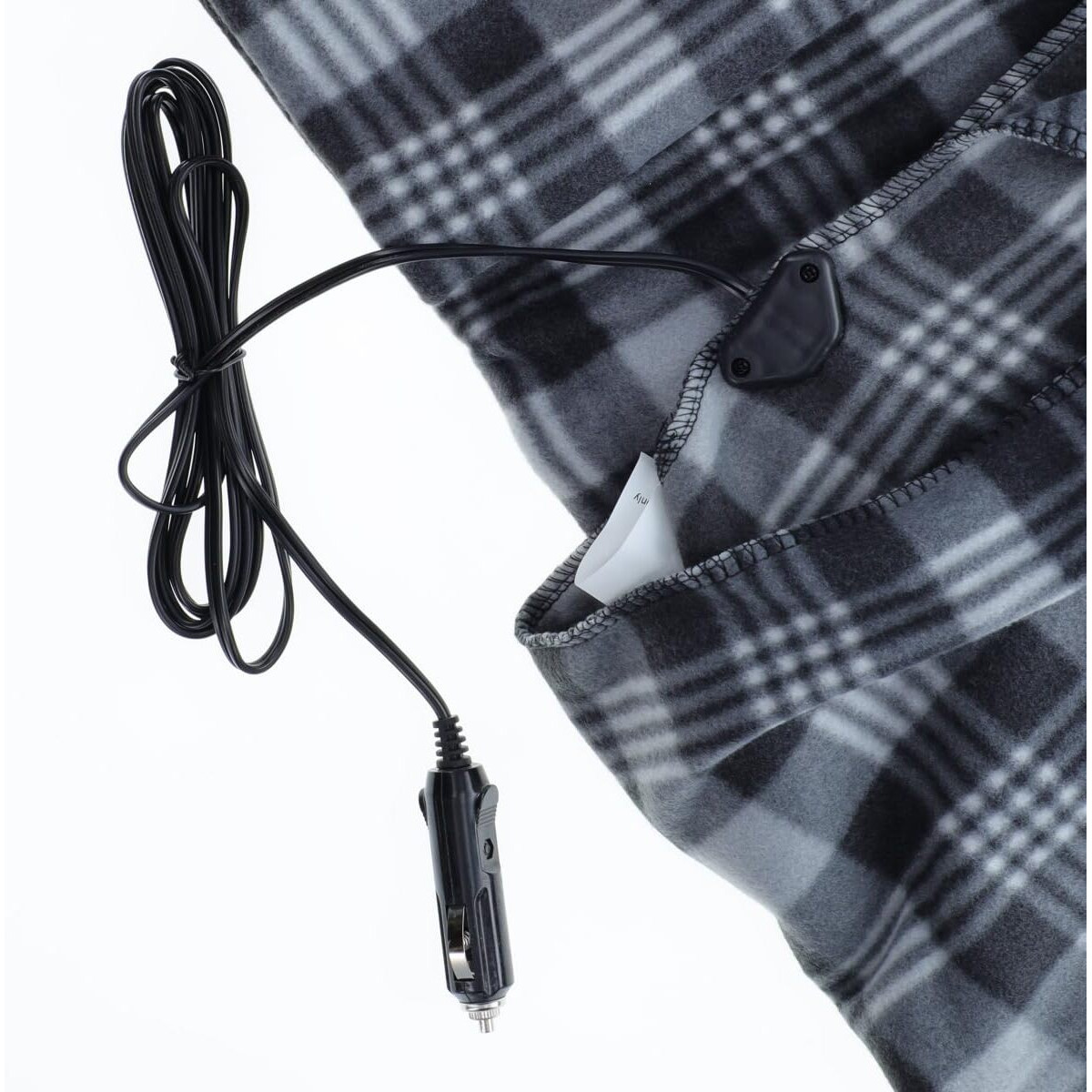 BlackCanyon Gear 12V Heated Blanket for Truck - Car Camping Travel Throw 12-Volt Fleece Portable Heated Blanket