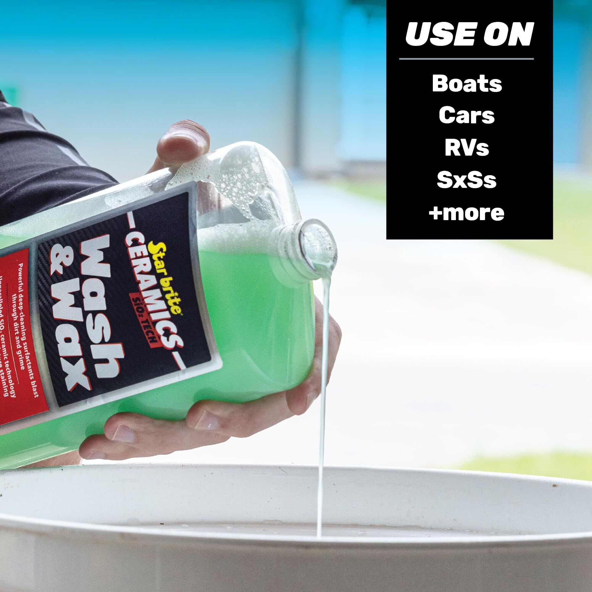 CERAMIC WASH & WAX 32 OZ.