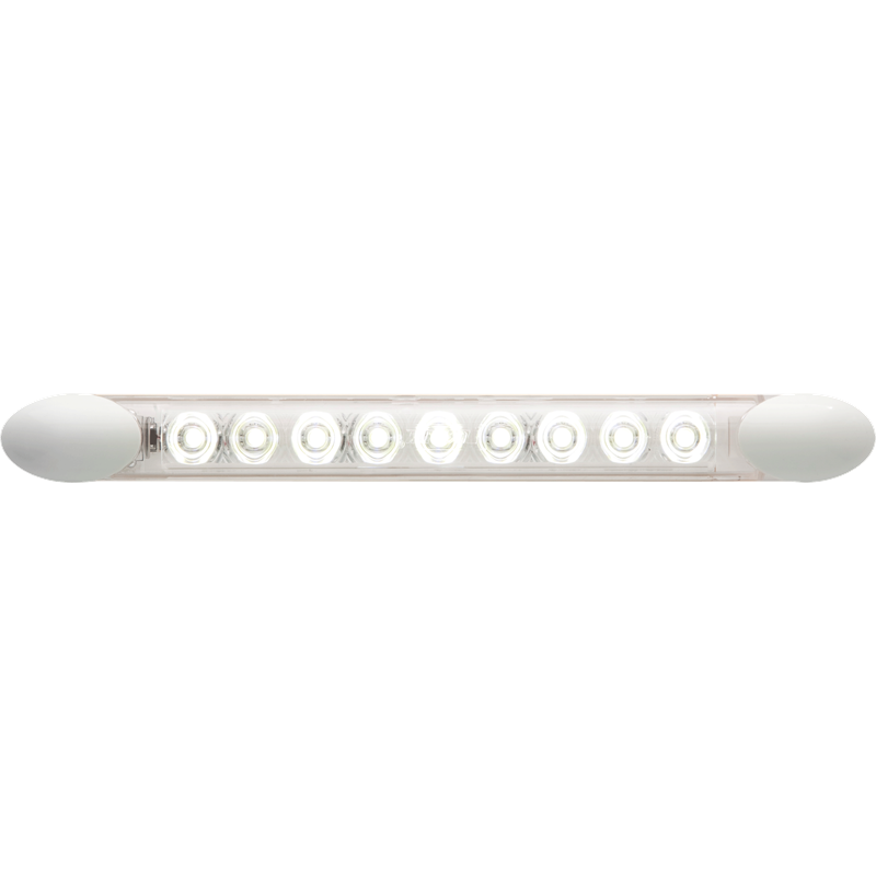 LED 8IN STRIP 12V CLEARW/OSWITCH