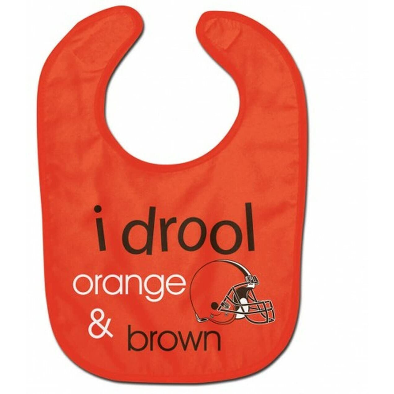 Cleveland Browns Baby Bib All Pro Style I Drool Design - Special Order