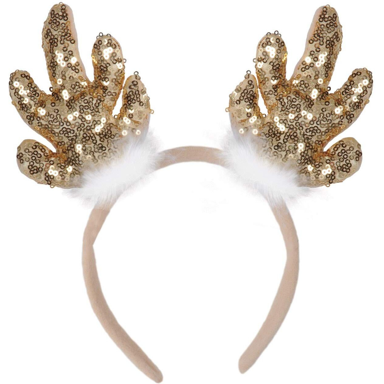 Sequined Reindeer Antlers