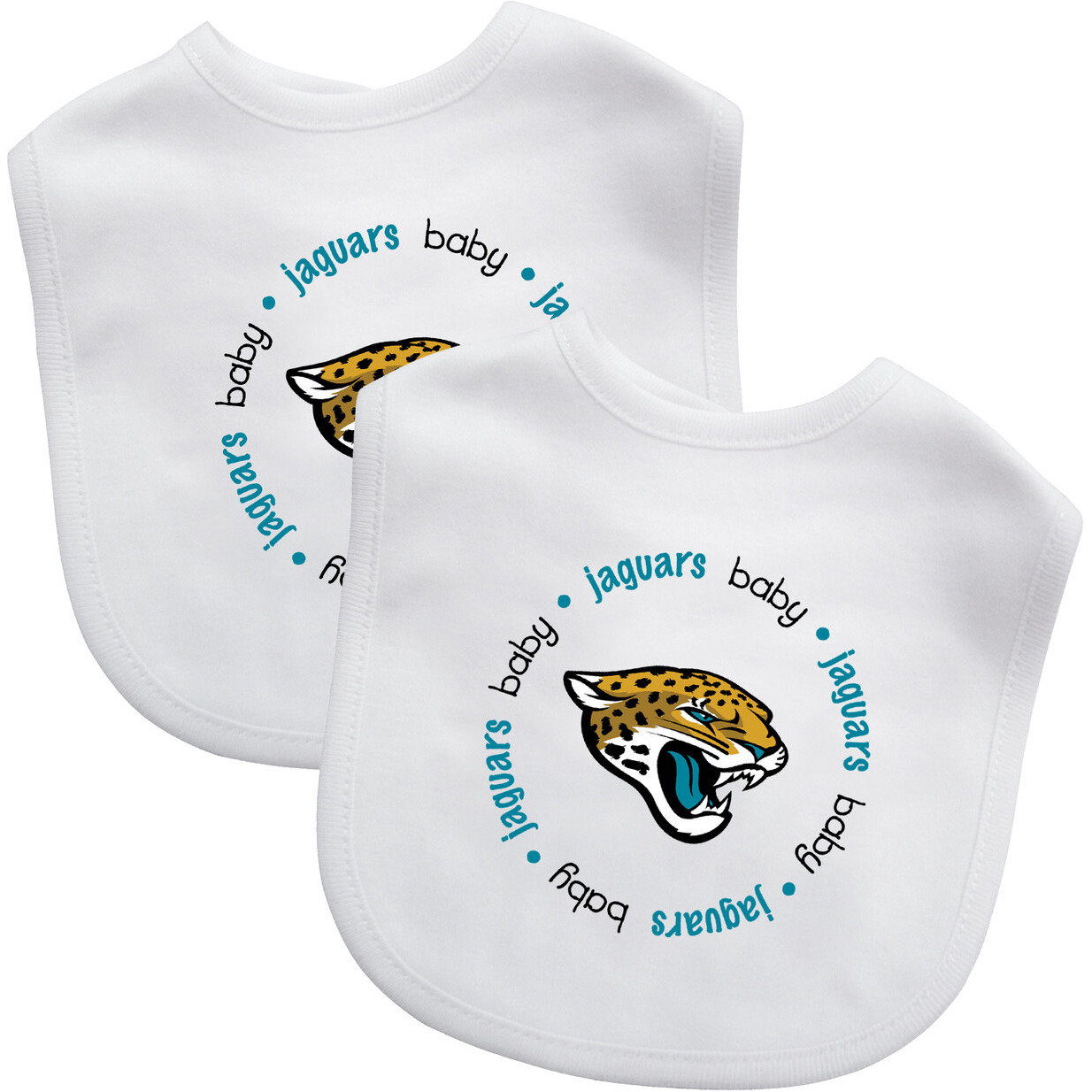 Jacksonville Jaguars Baby Bib 2 Pack