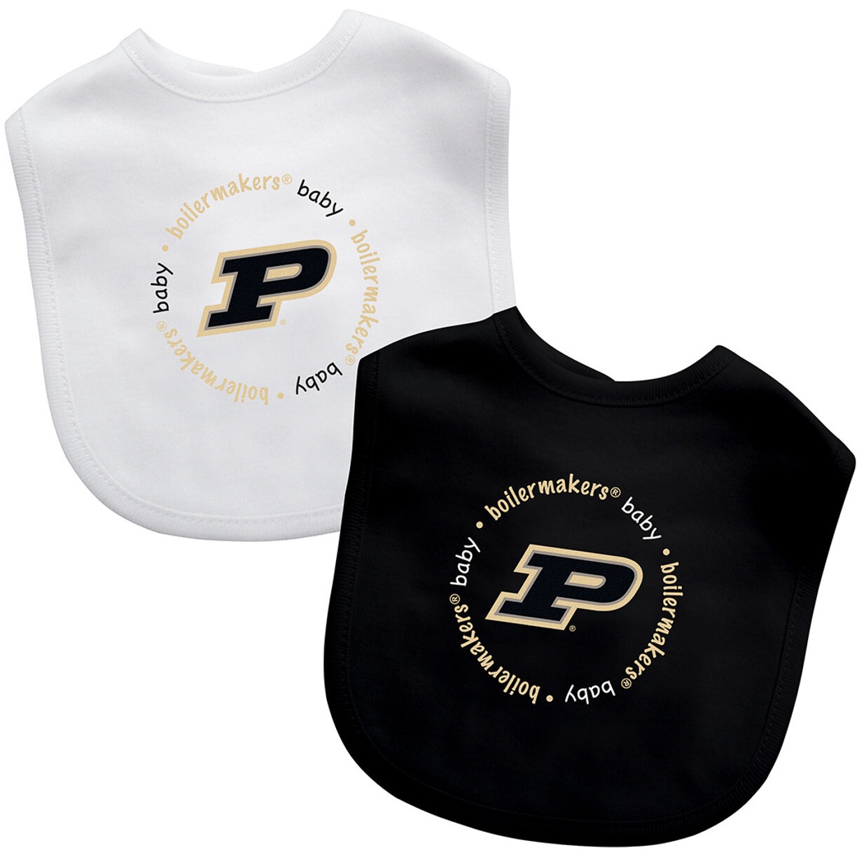 Purdue Boilermakers Baby Bib 2 Pack