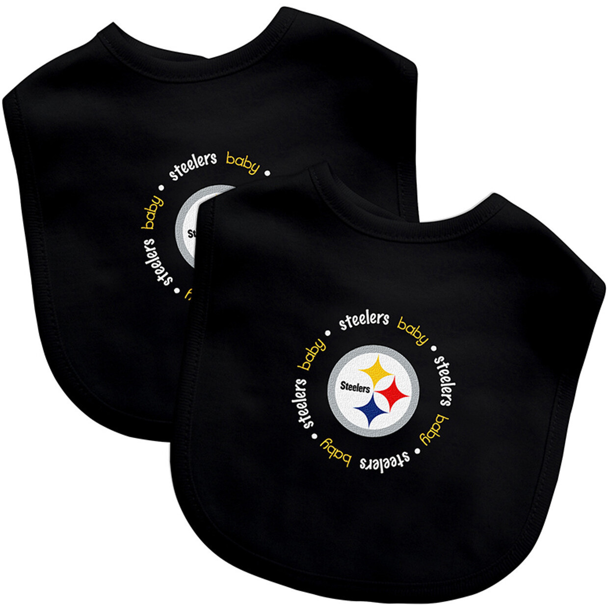 Pittsburgh Steelers Baby Bib 2 Pack