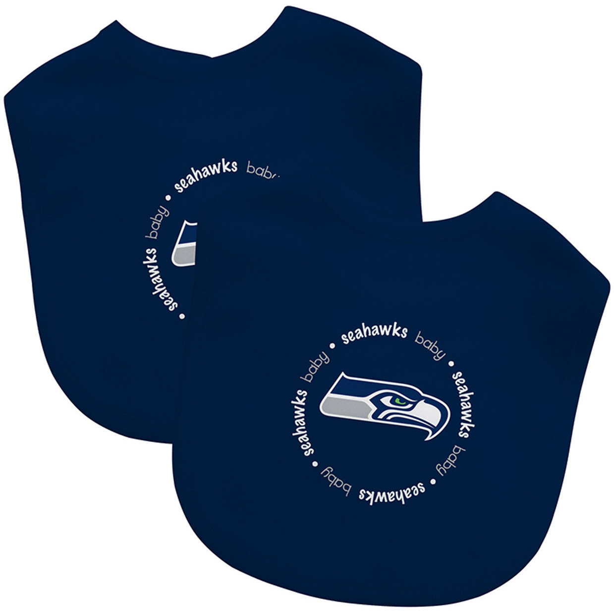 Seattle Seahawks Baby Bib 2 Pack