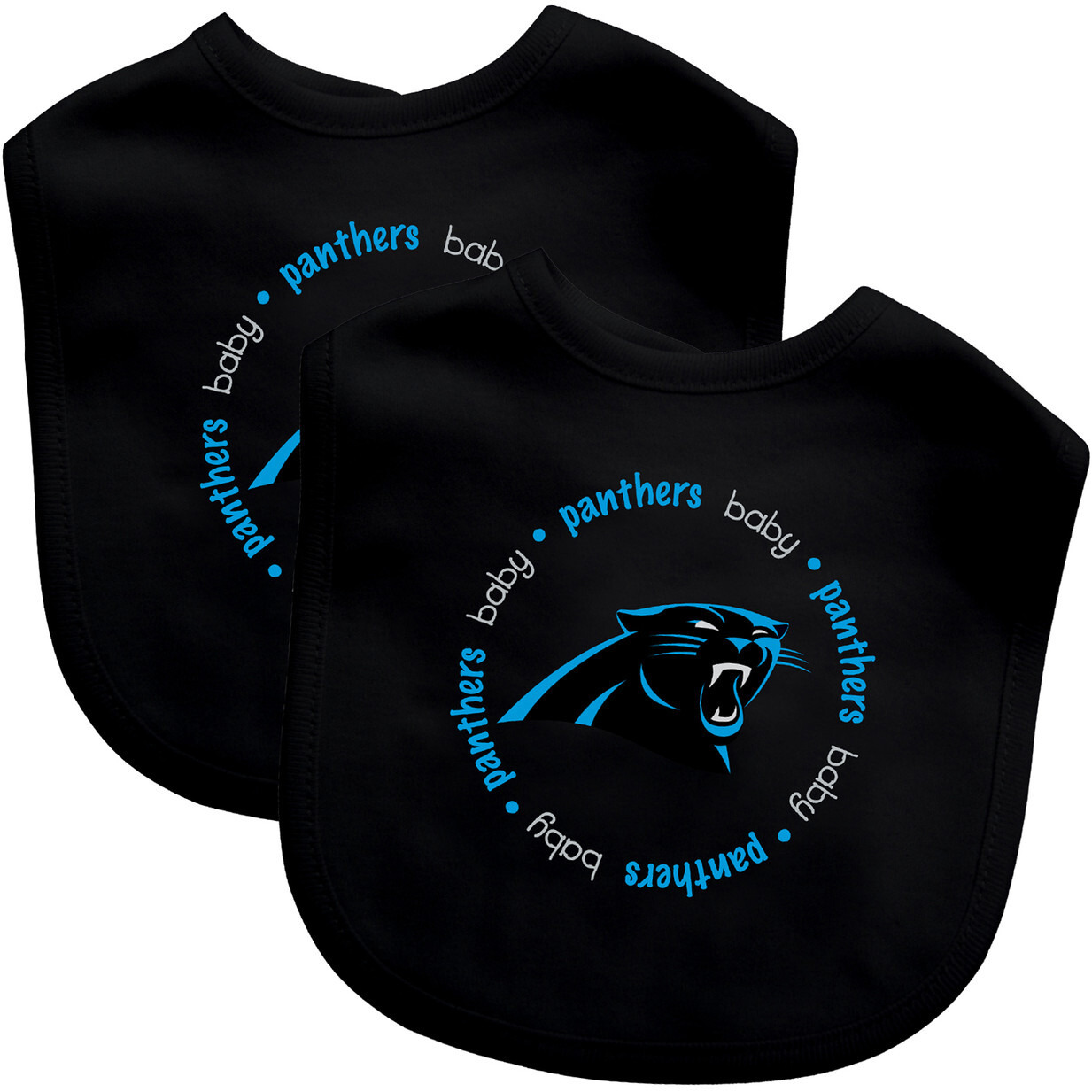 Carolina Panthers Baby Bib 2 Pack