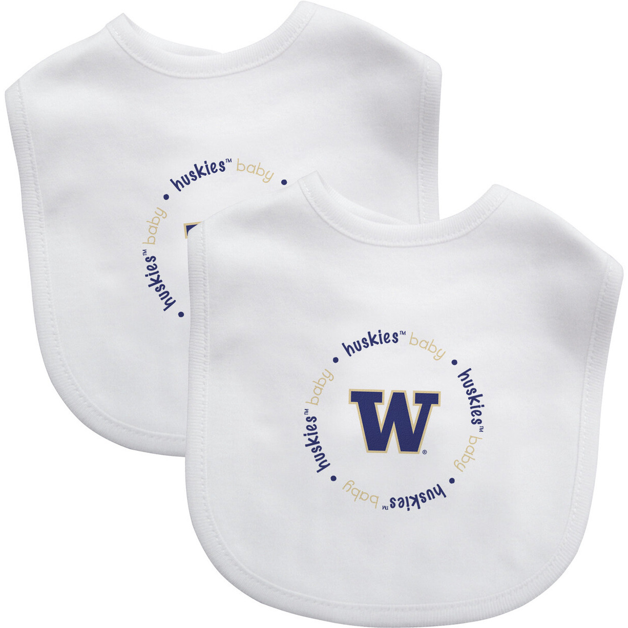 Washington Huskies Baby Bib 2 Pack