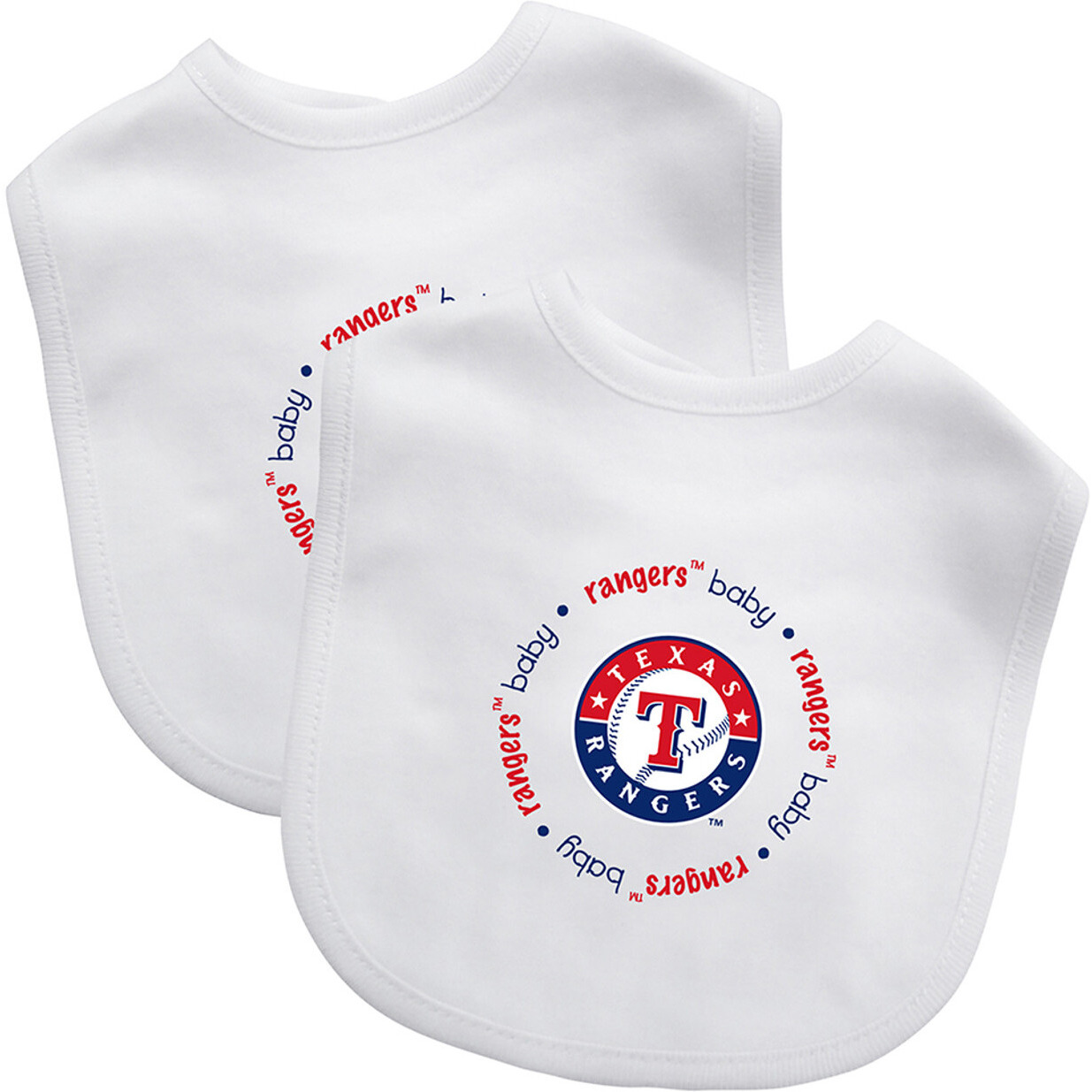 Texas Rangers Baby Bib 2 Pack