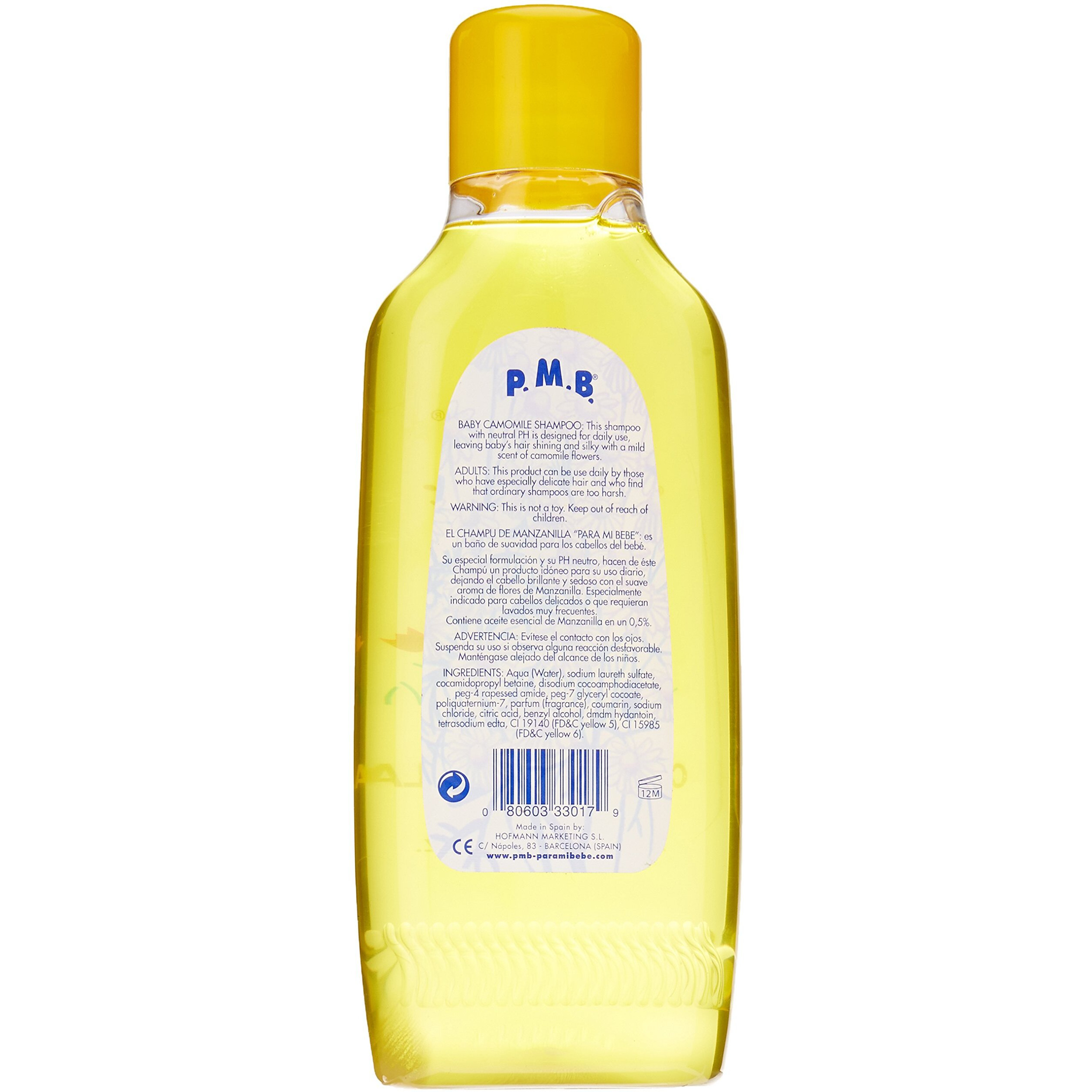 PARA MI BEBE Chamomile Shampoo, 25 Oz