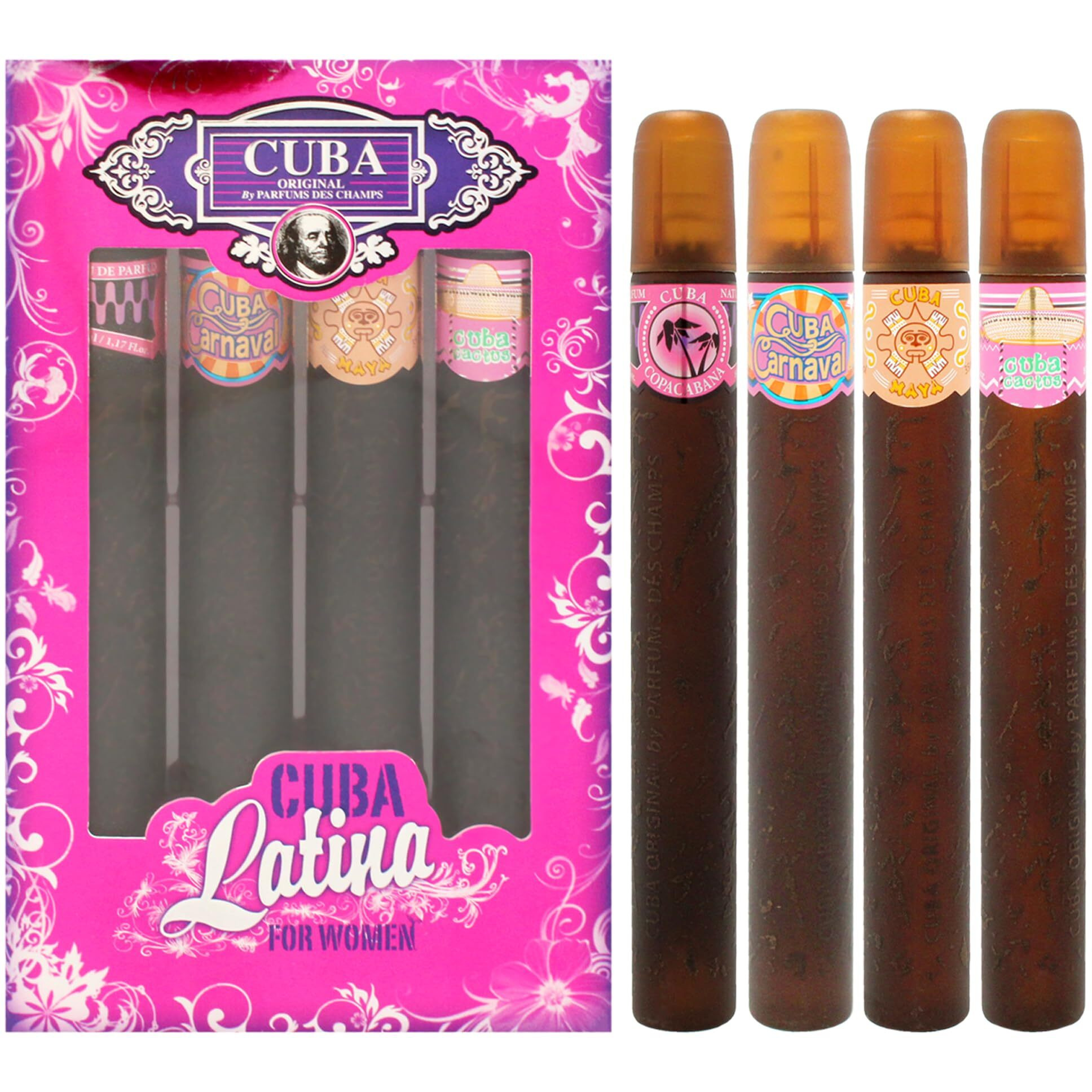Cuba Latino by Cuba, 4 Piece Gift Set for Women