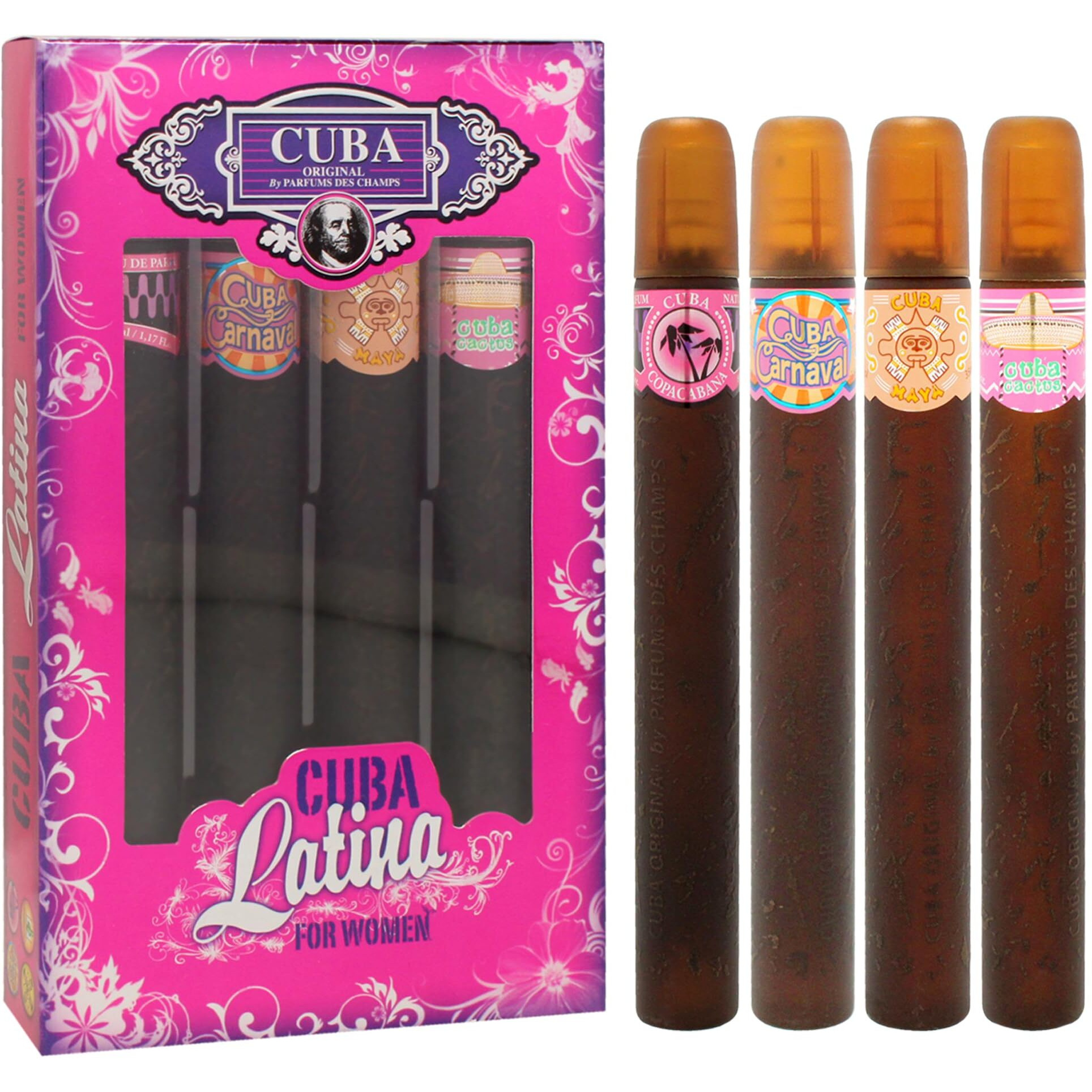 Cuba Latino by Cuba, 4 Piece Gift Set for Women