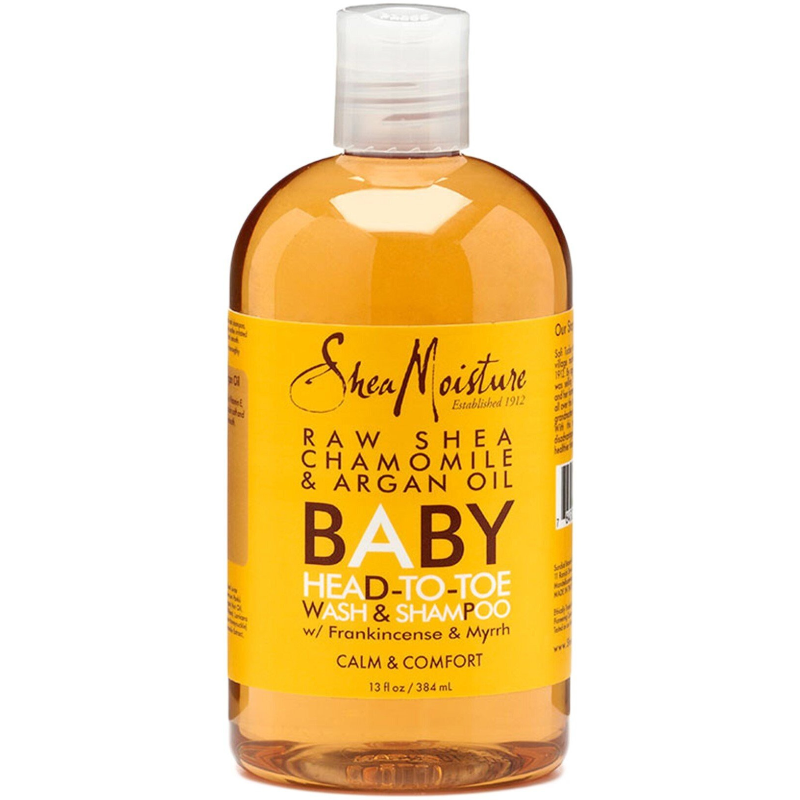 Shea Moisture Raw Shea Butter Chamomile & Argan Oil Baby Head-to-Toe Wash & Shampoo - 13 oz