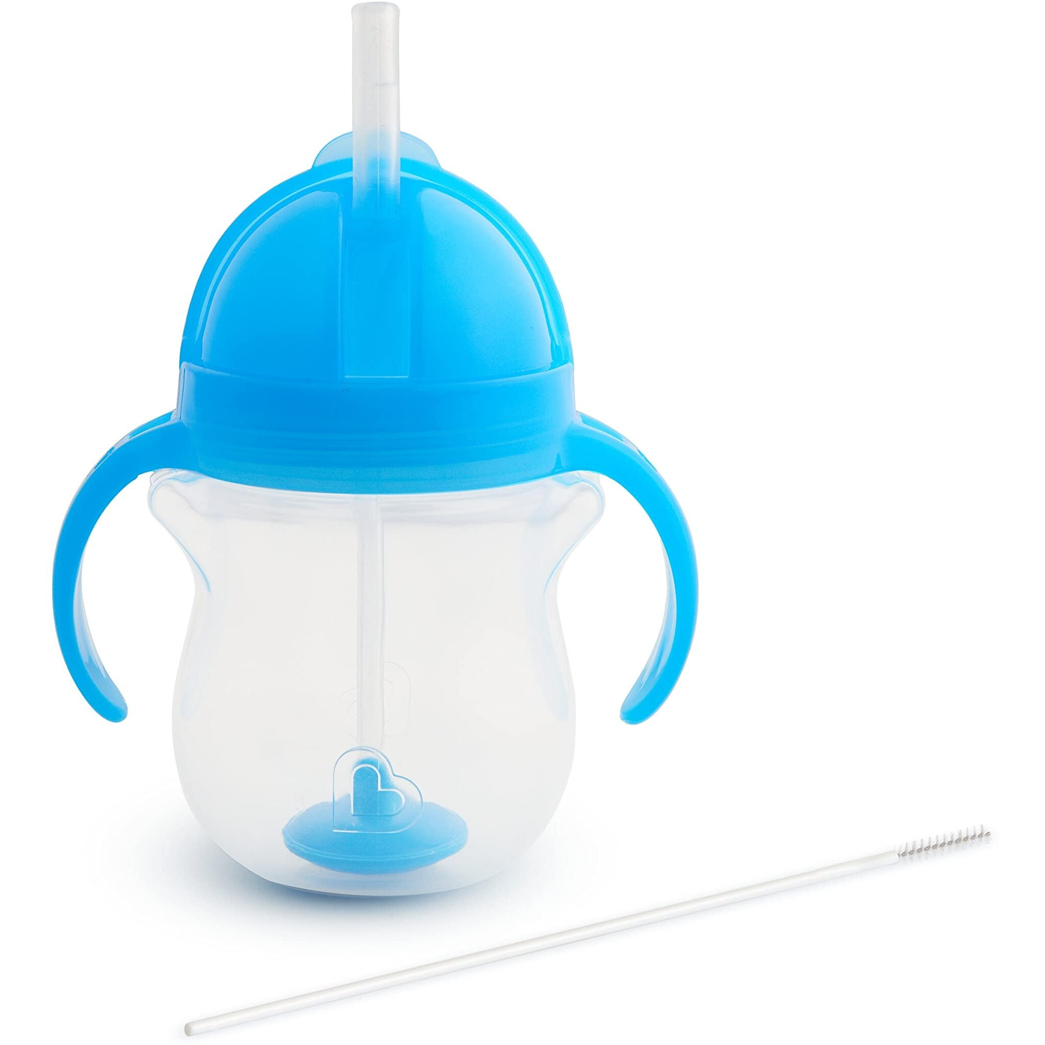 Munchkin Click Lock Weighted Flexi-Straw Cup 7 Ounces, Assorted Colors (1 Bottle Selected at Random)