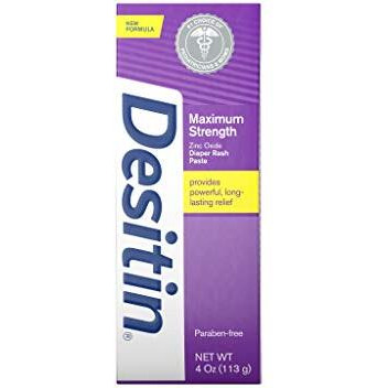 Desitin Diaper Rash Maximum Strength Original Paste by Johnson and Johnson for Kids - 4 oz Paste