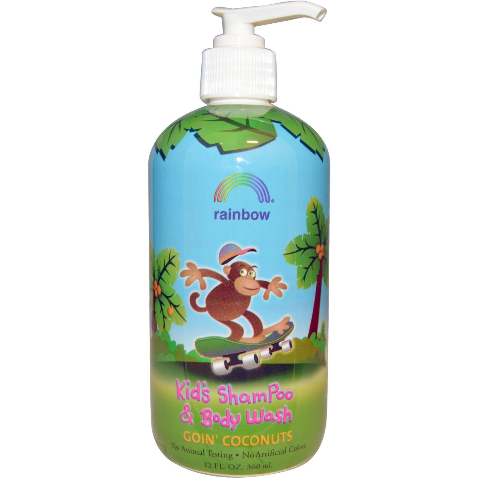 Rainbow Research, Kids Shampoo and Body Wash Goin Coconuts, 12 Fl Oz
