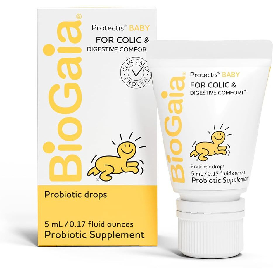 BioGaia Protectis Probiotics Drops for Baby, Infants, Newborn and Kids Colic, Spit-Up, Constipation and Digestive Comfort, 5 ML, 0.17 oz, 1 Pack