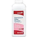 Leader Cornstarch Baby Powder, Baby Fresh, 15oz Each