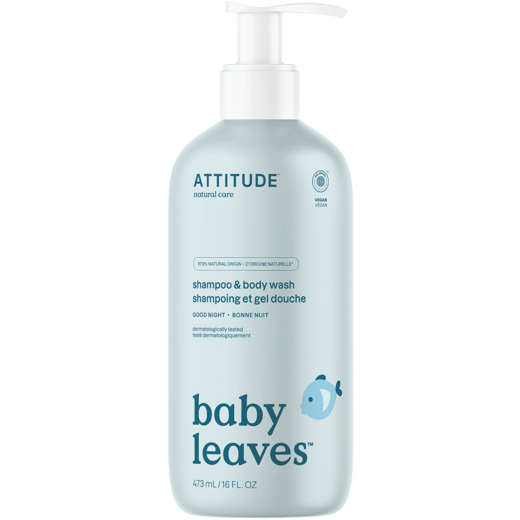 Attitude - Baby Wash 2in1 good Nite - 1 Each 1-16 Oz(D0102H54SH8)