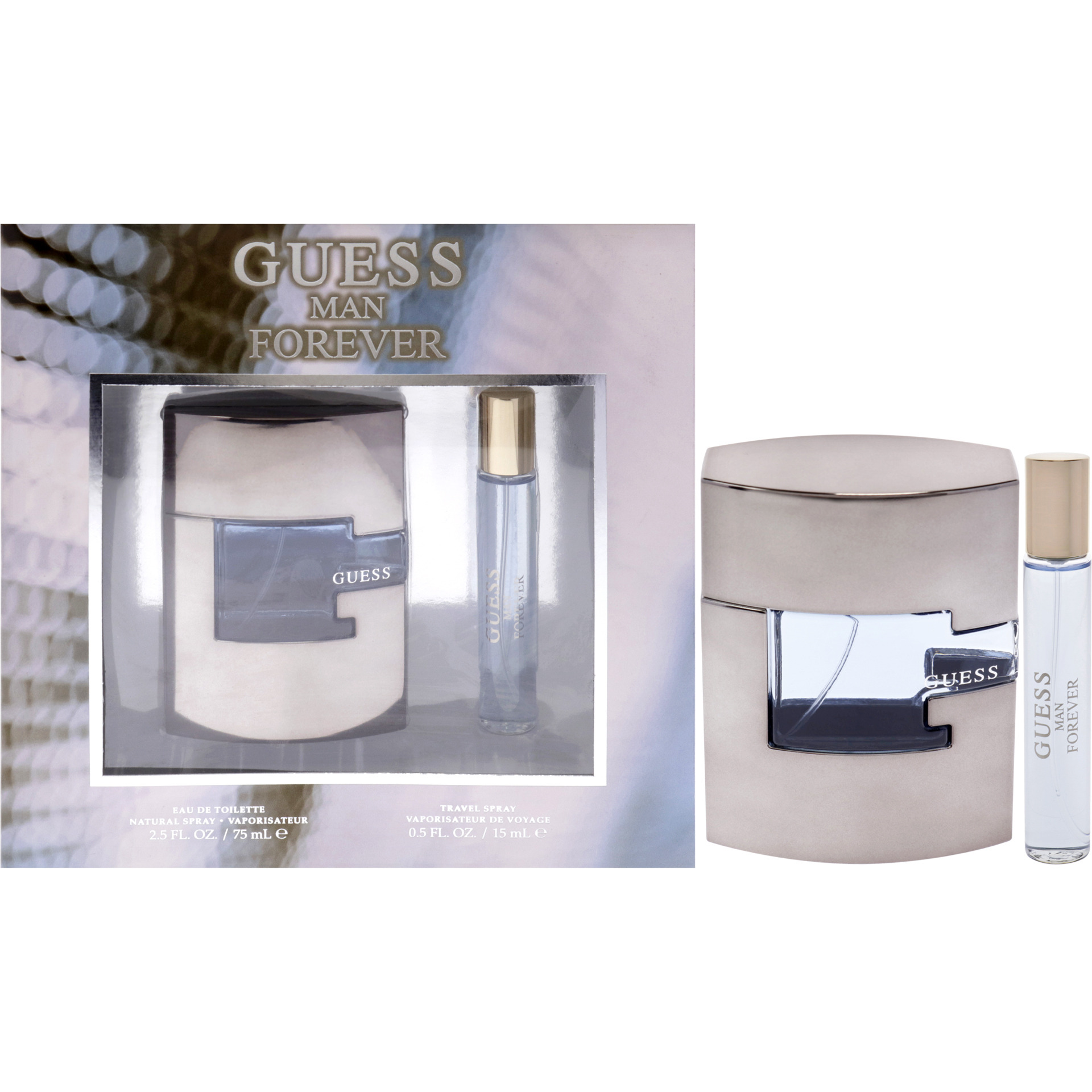 Guess Forever by Guess for Men - 2 Pc Gift Set 2.5oz EDT Spray, 0.5oz EDT Spray