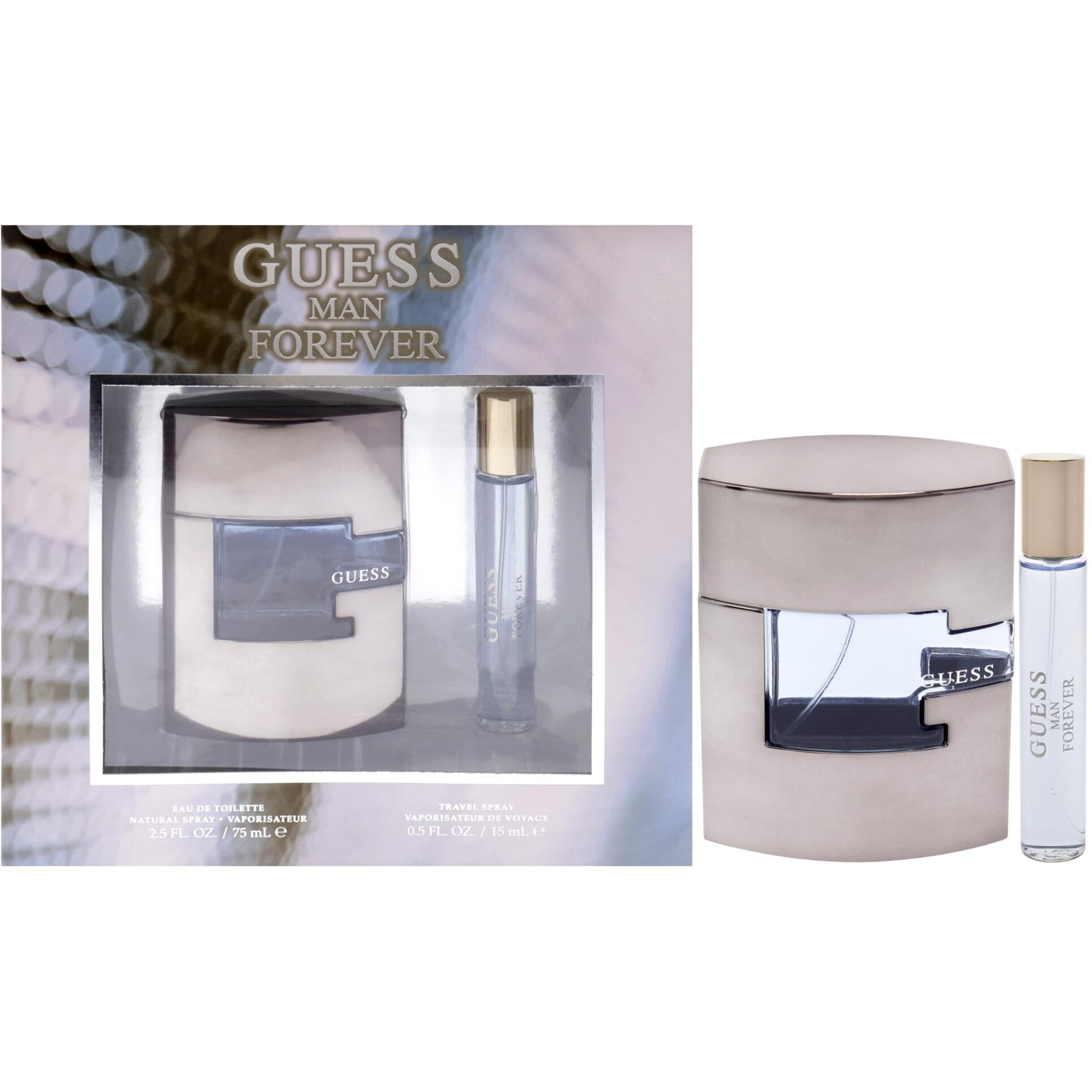 Guess Forever by Guess for Men - 2 Pc Gift Set 2.5oz EDT Spray, 0.5oz EDT Spray