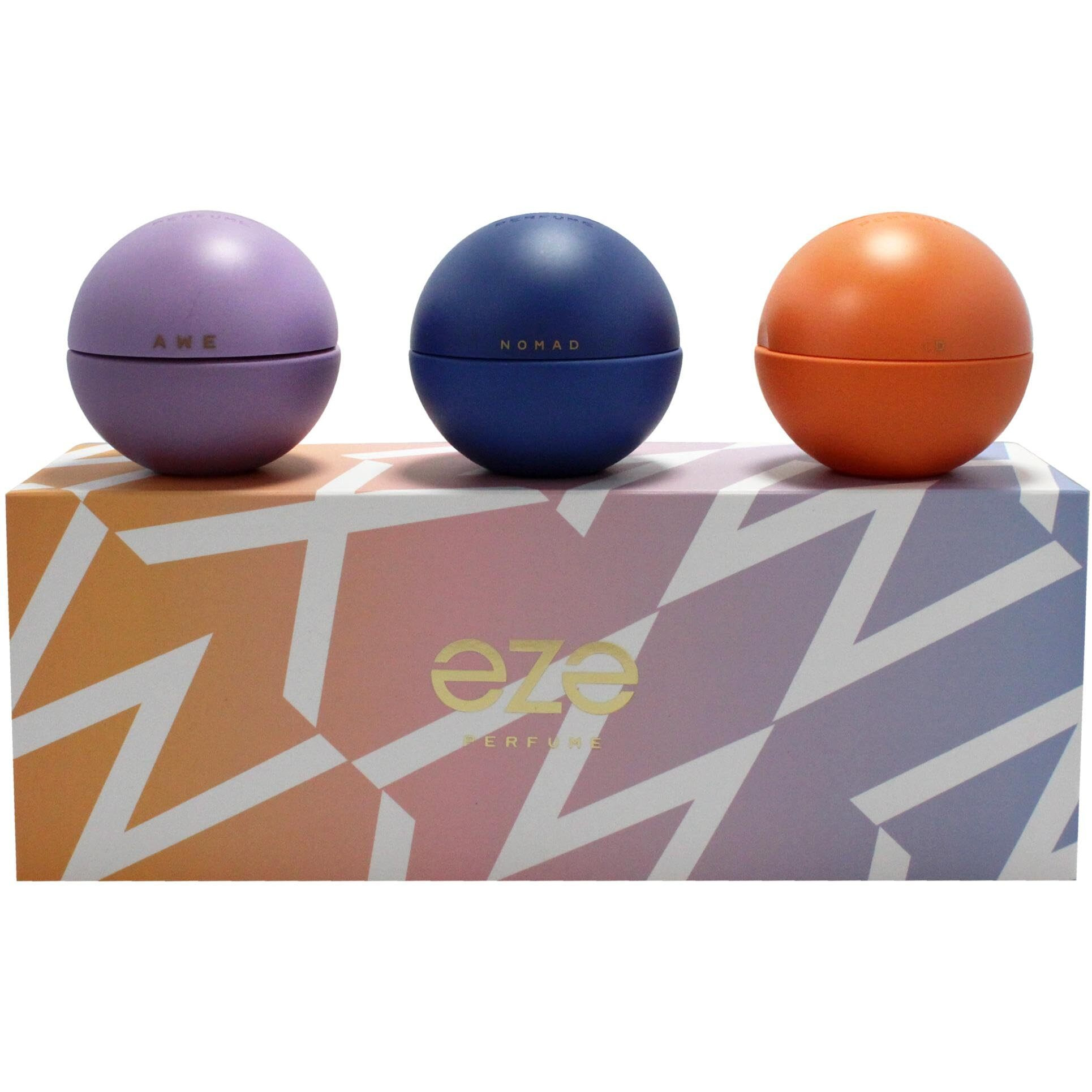 Eze by Eze for Unisex - 3 Pc Gift Set 1oz Awe EDP Spray, 1oz Nomad EDP Spray, 1oz ID EDP Spray