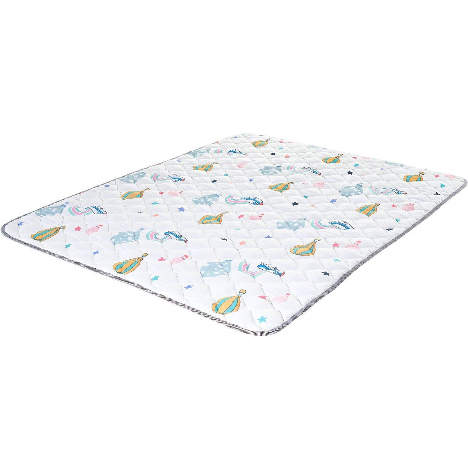VEVOR 59&quotx79" Baby Play Mat Kids Crawling Soft Floor Playmat Infant Activity Mat