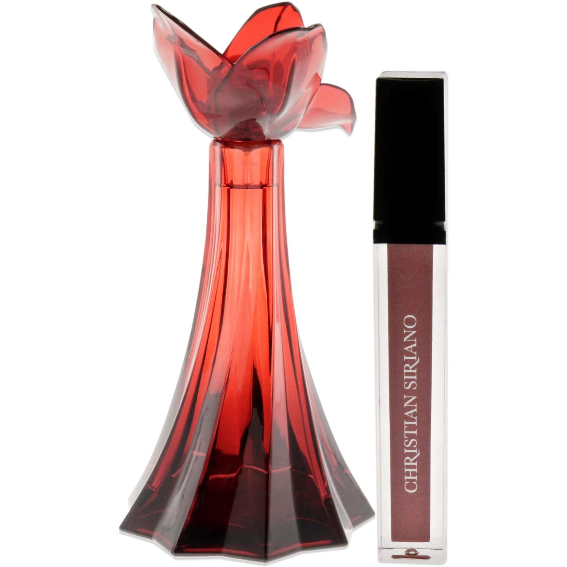 Ooh La Rouge by Christian Siriano for Women - 2 Pc Gift Set 3.4 oz EDP Spray, 0.21oz Red Lip Gloss