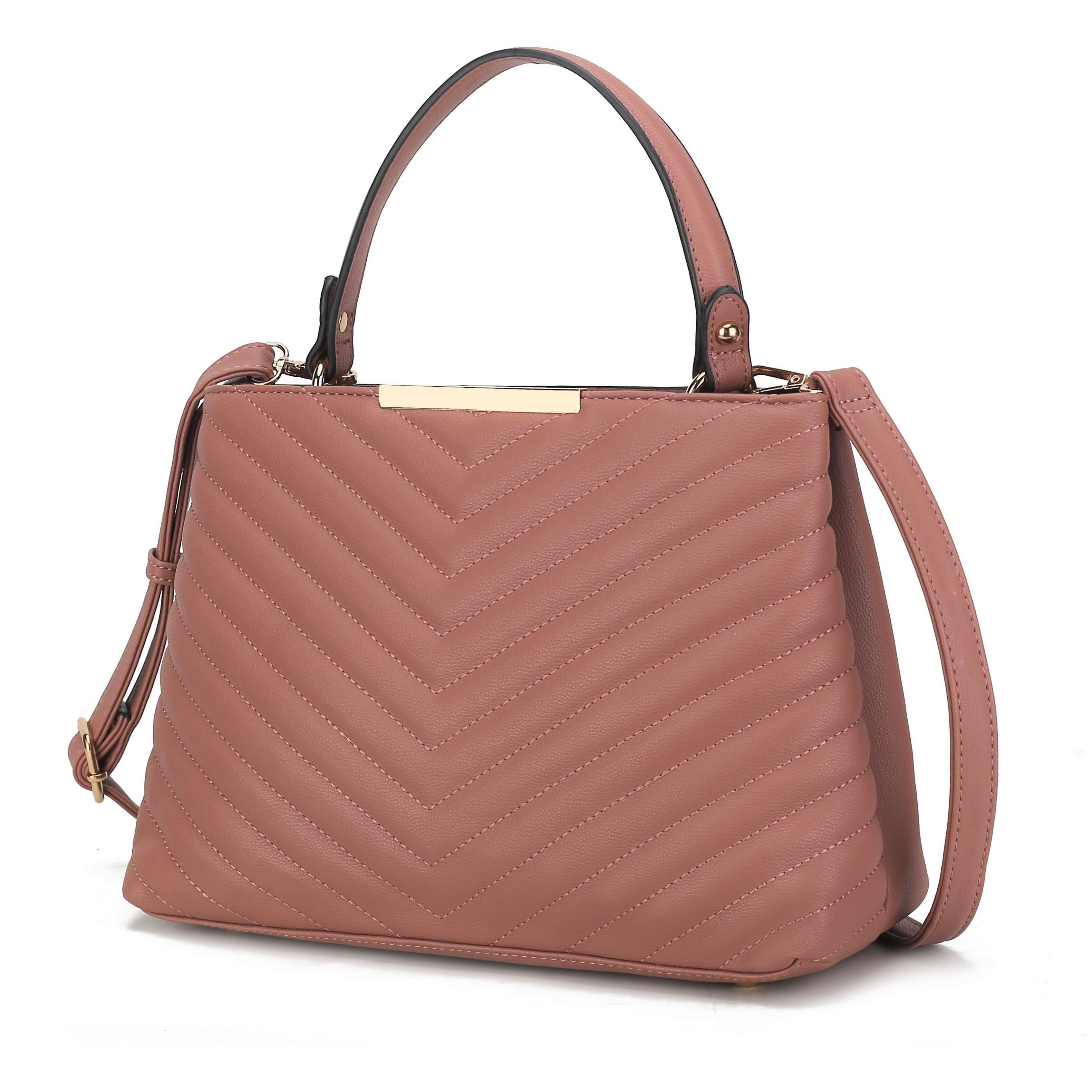 MKF collection Dakota Satchel Handbag Vegan Leather Women by Mia k(D0102HXK26P)