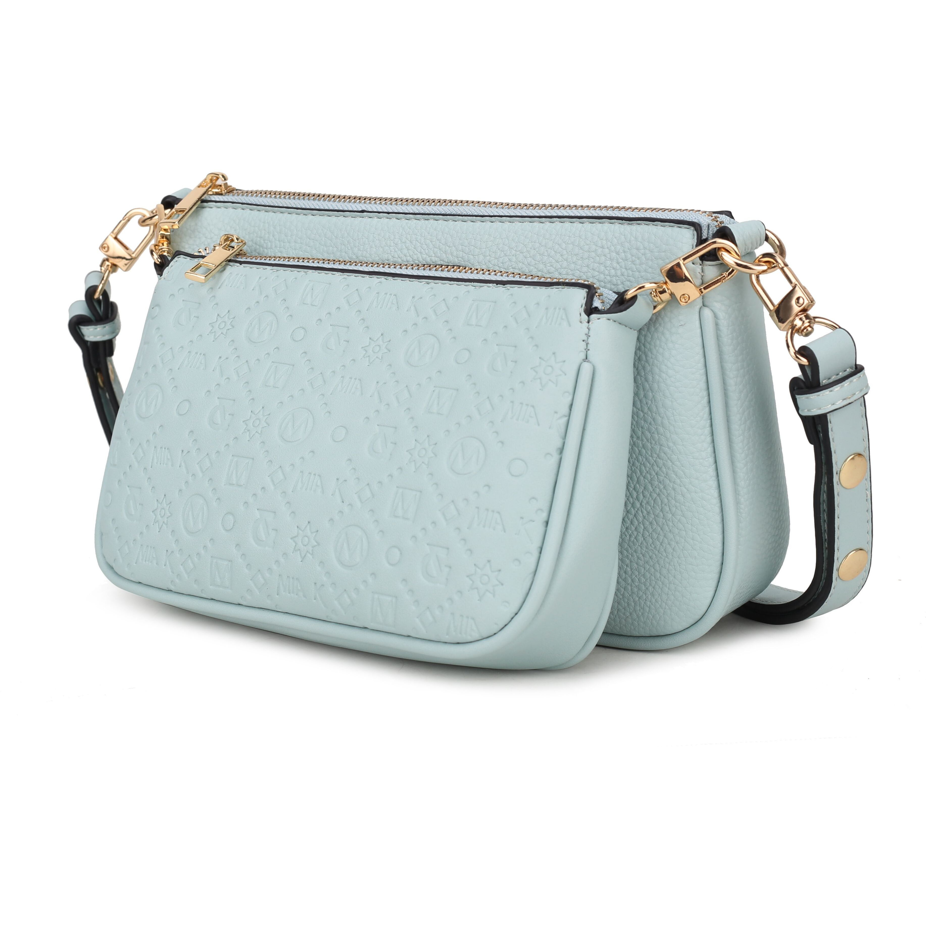 MKF collection Dayla Baguette Handabag Vegan Leather Womens by Mia K(D0102HA97Yg)