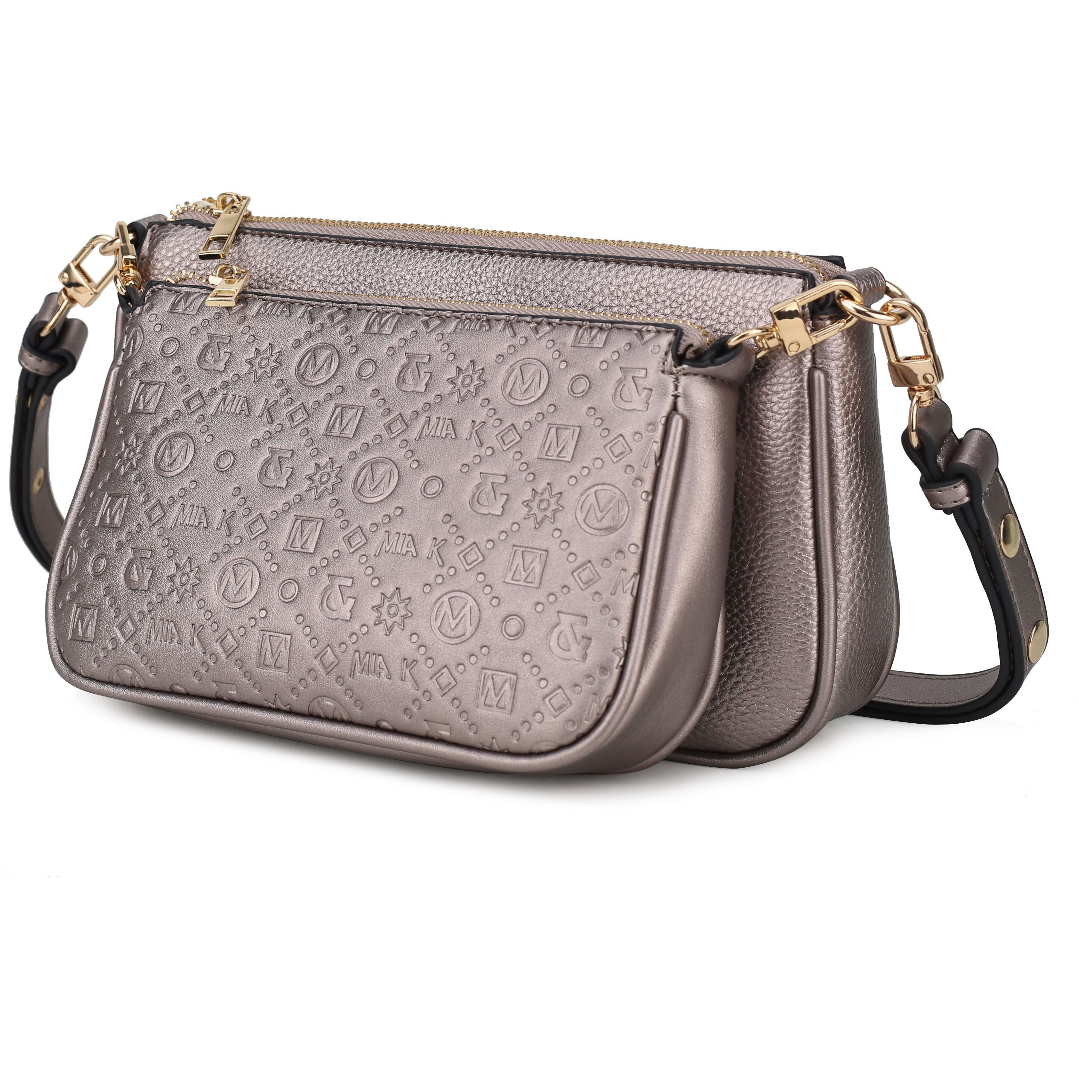 MKF collection Dayla Baguette Handabag Vegan Leather Womens by Mia K(D0102HA97DV)