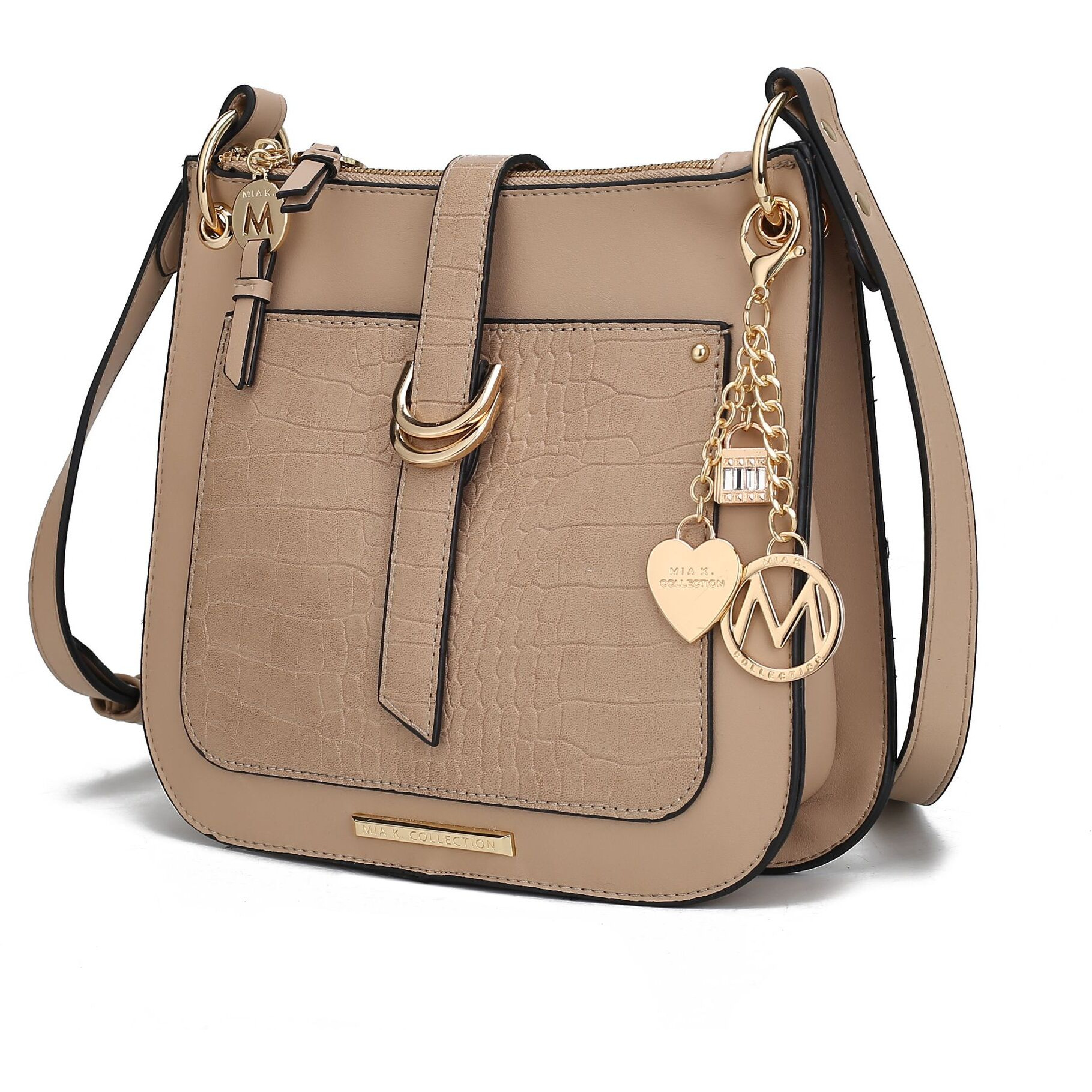 MKF collection Kiltienne crossbody Handbag Vegan Leather Women by Mia K(D0102H992AY)
