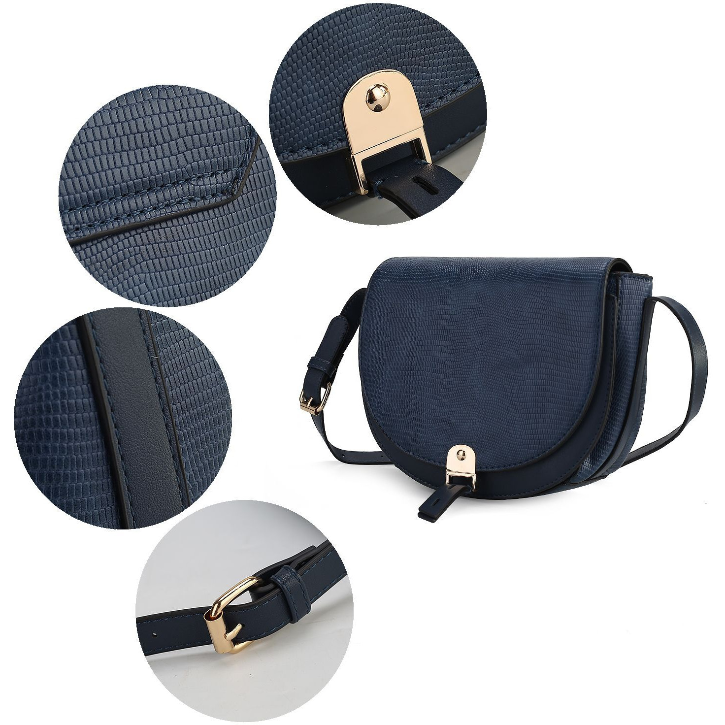 MKF collection Adalyn Snake Embossed Vegan Leather Women Shoulder Bag by Mia K(D0102H9KJEU)