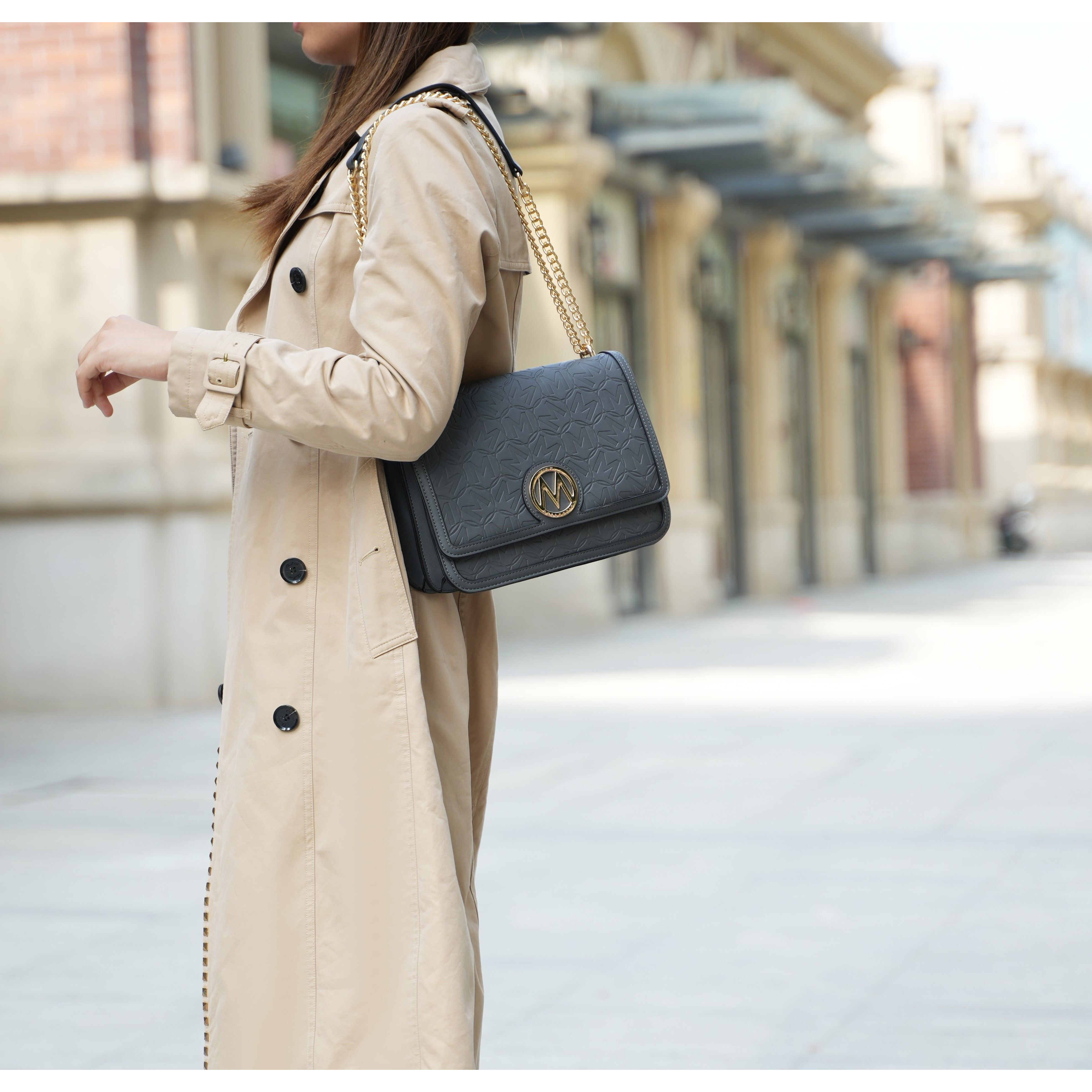 MKF collection Amiyah Vegan Leather Women Shoulder Bag by Mia K(D0102H9K06W)
