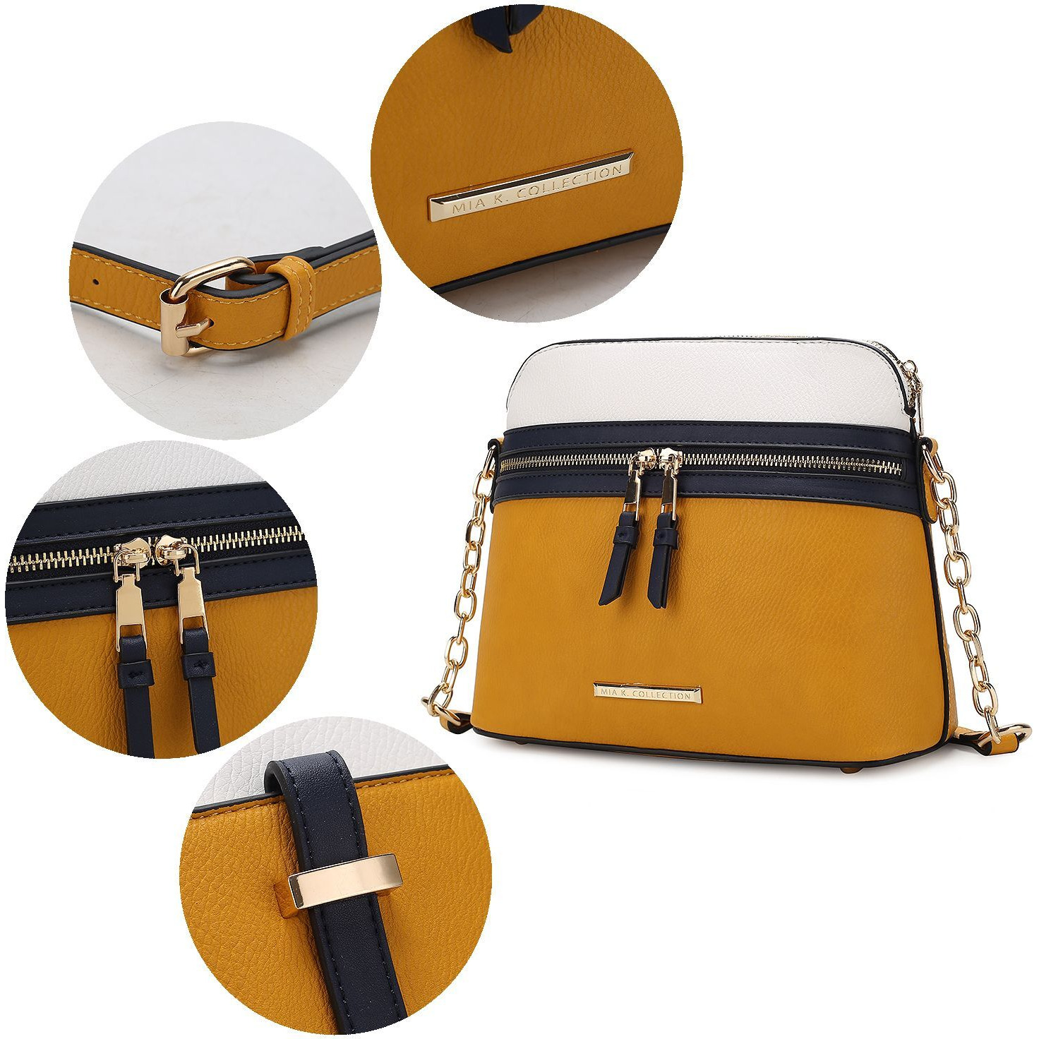 MKF collection Karelyn crossbody Handbag Vegan Leather Women by Mia K(D0102H9K0ZV)