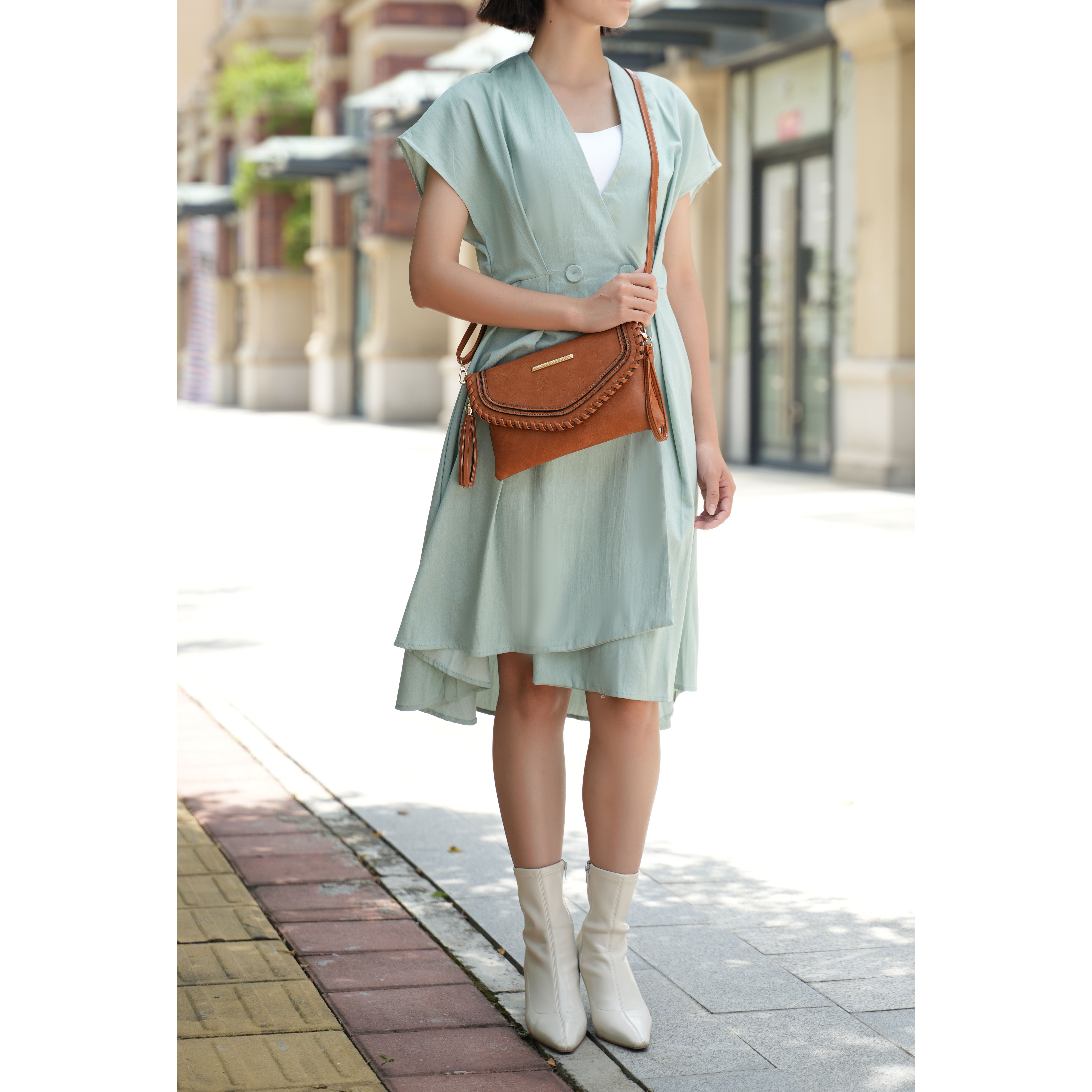 MKF collection Remi Vegan Leather Women Shoulder Bag by Mia K(D0102H9TV0g)