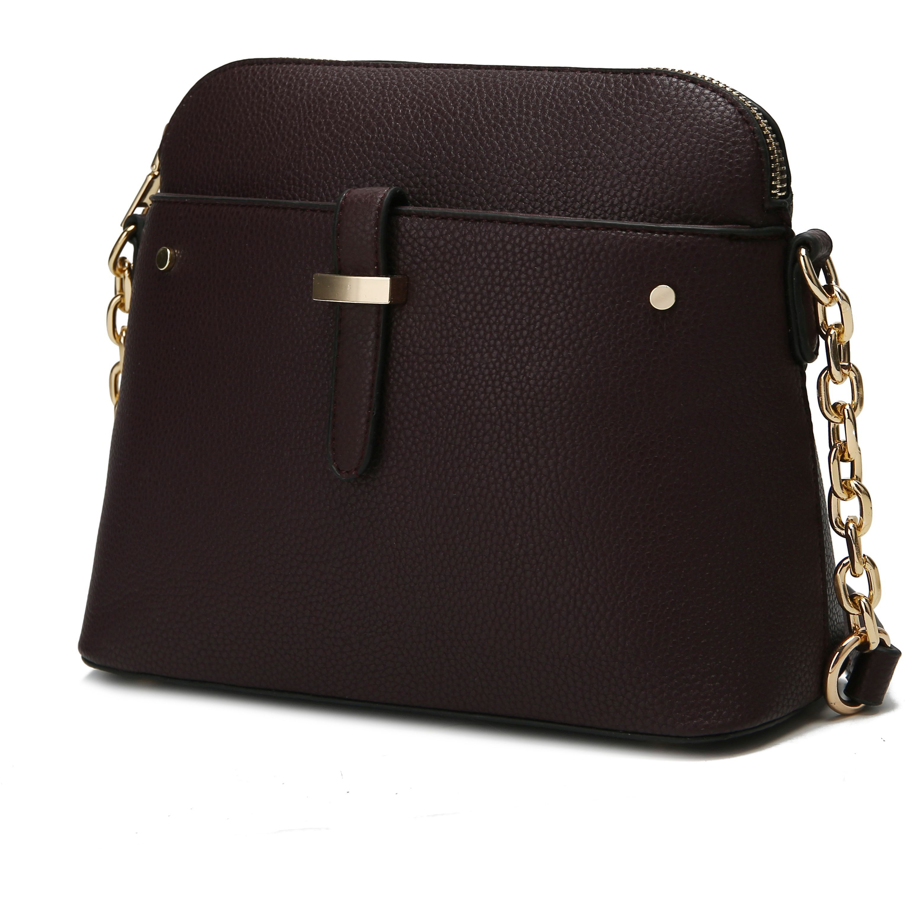 MKF collection Kelisse Solid crossbody Handbag Vegabn Leather Women by Mia K(D0102H9TVZ7)