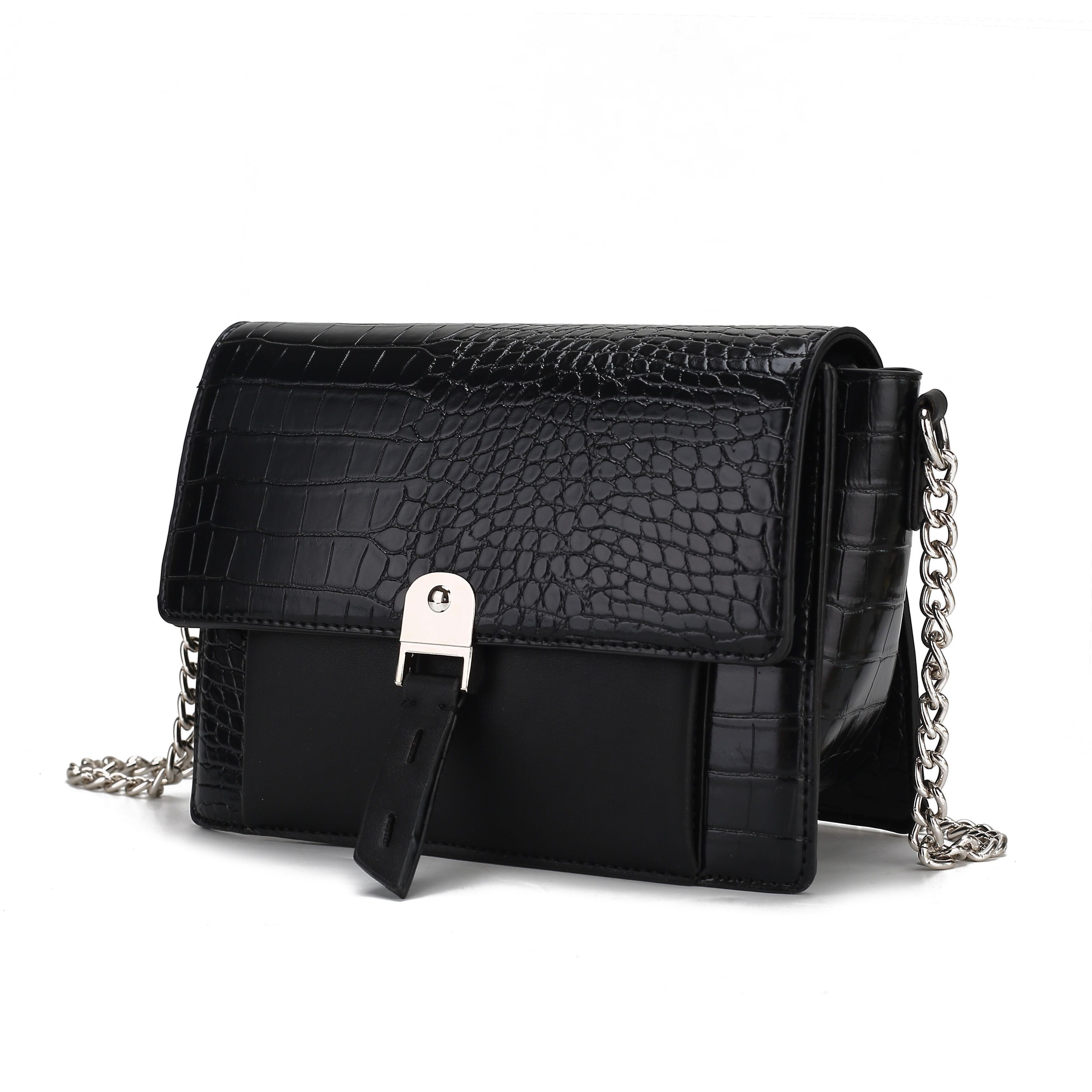 MKF collection Hope crocodile Embossed Vegan Leather Women Shoulder Bag by Mia K(D0102H9T8MY)