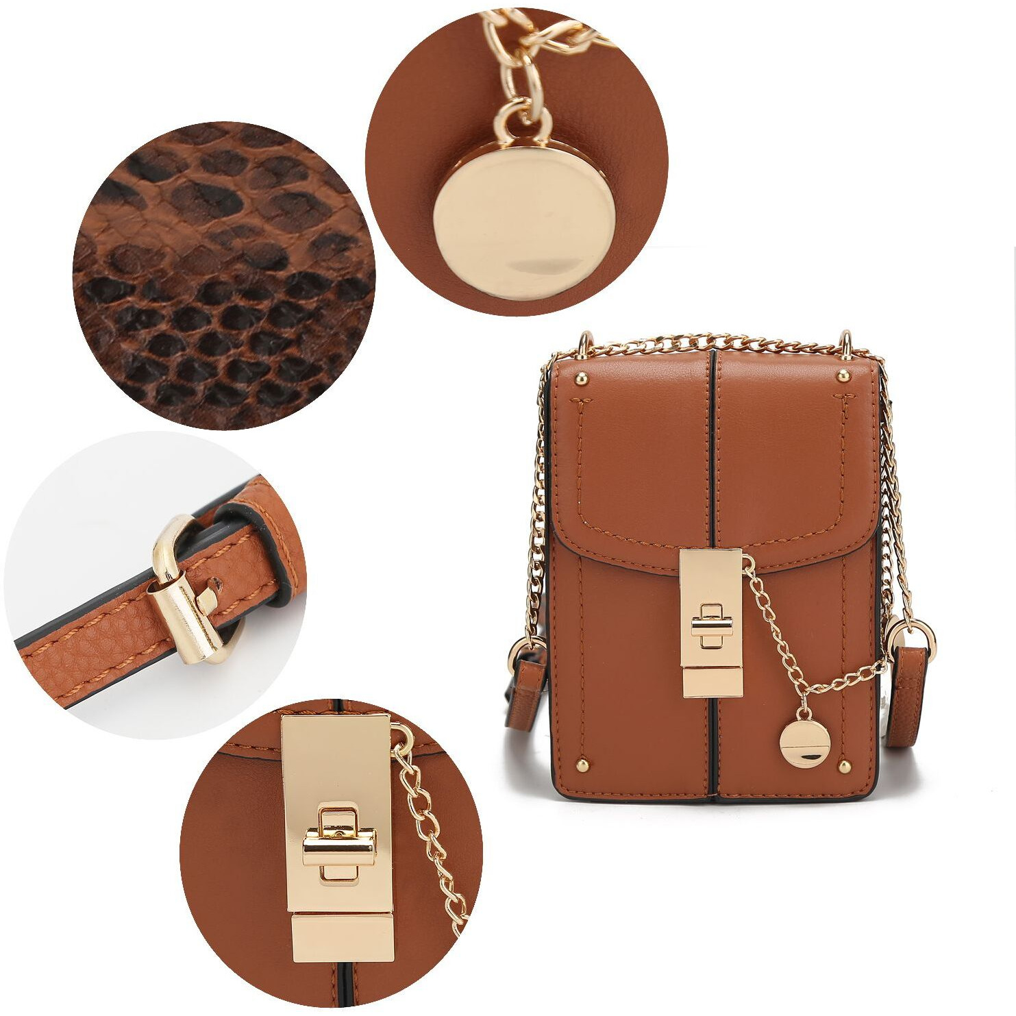 MKF collection Iona crossbody Handbag by Mia k(D0102HISQPA)