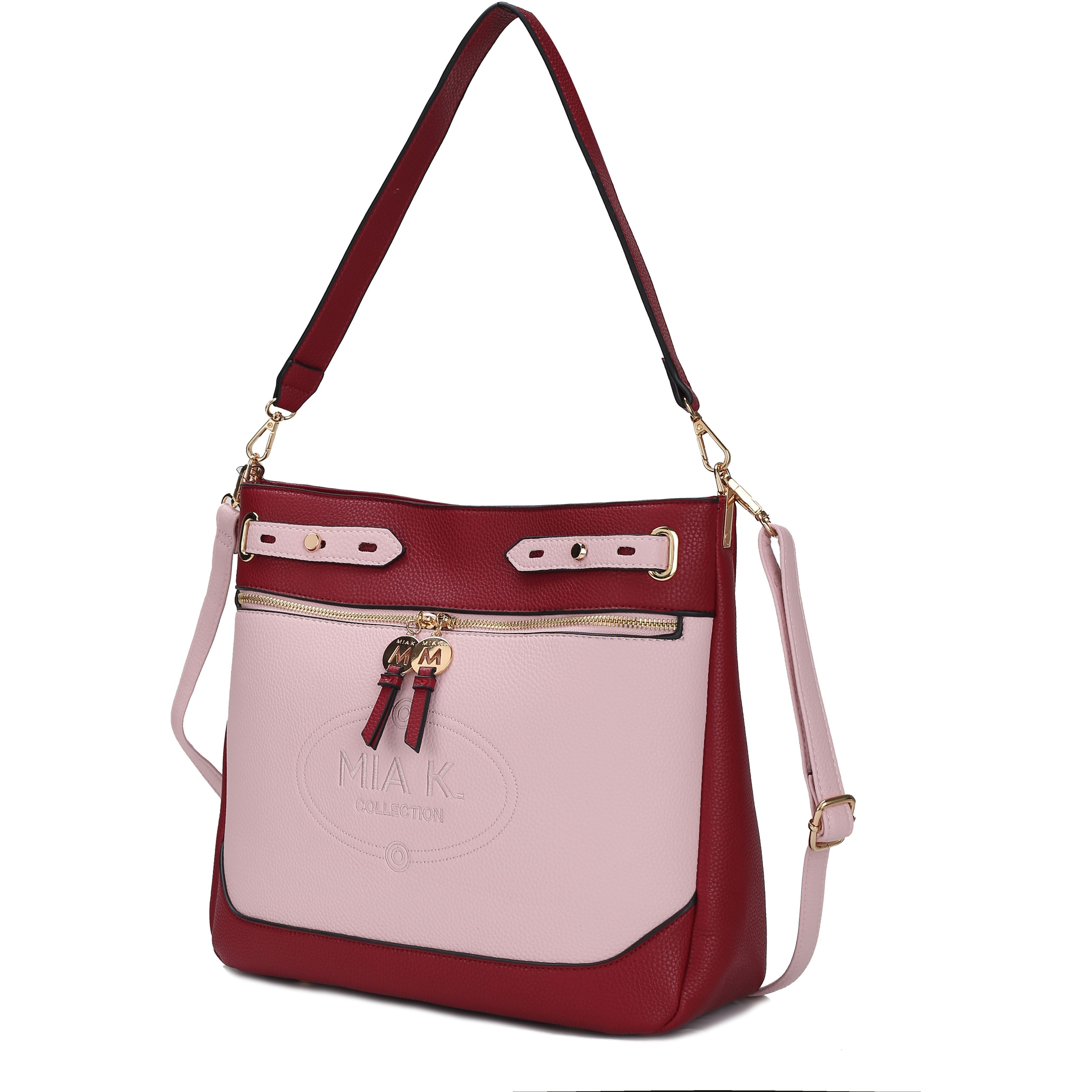 MKF collection Evie two tone Vegan Leather Women Shoulder bag by Mia k(D0102HI9VVW)