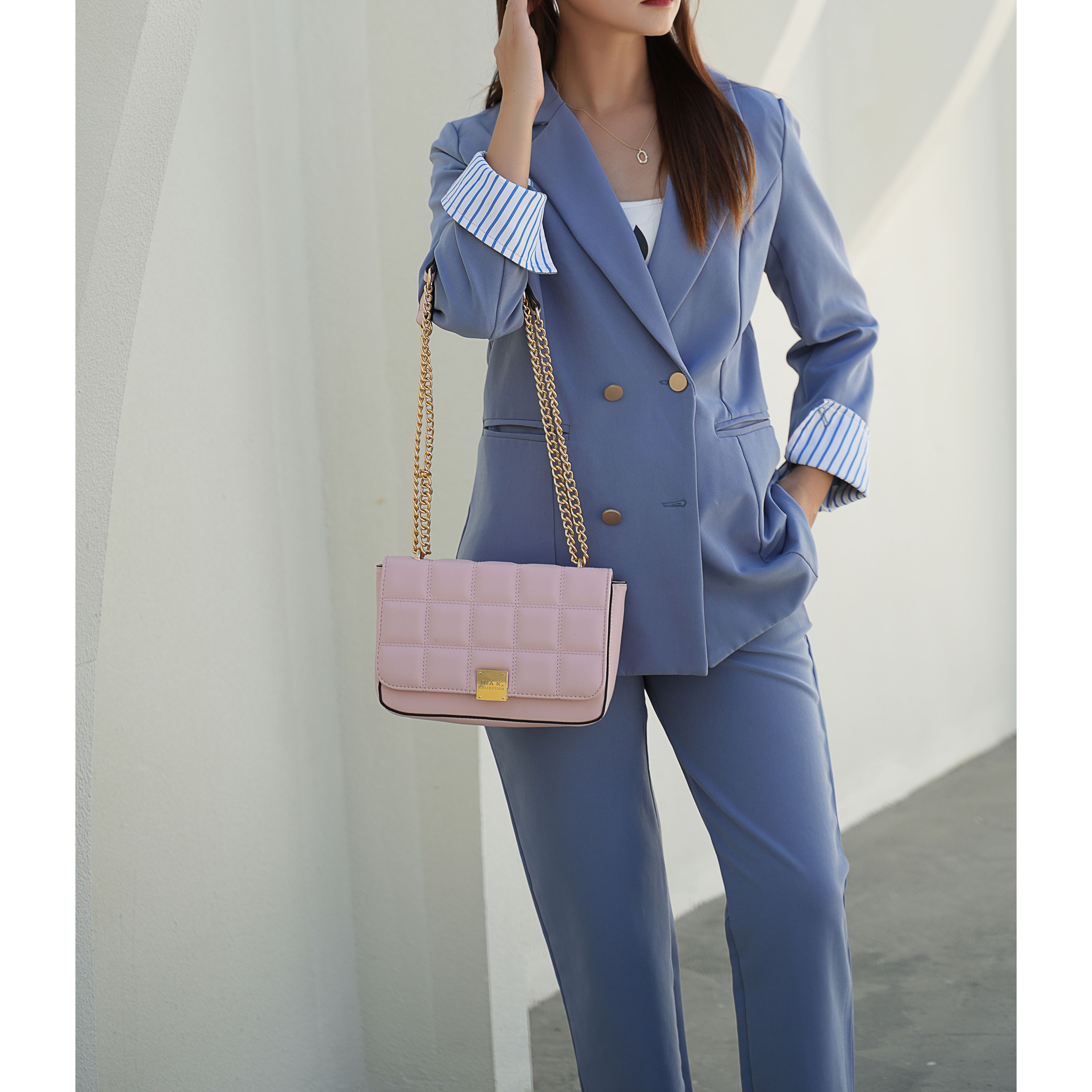 MKF collection Nyra quilted Vegan Leather Women Shoulder bag by Mia k(D0102HI9VNV)