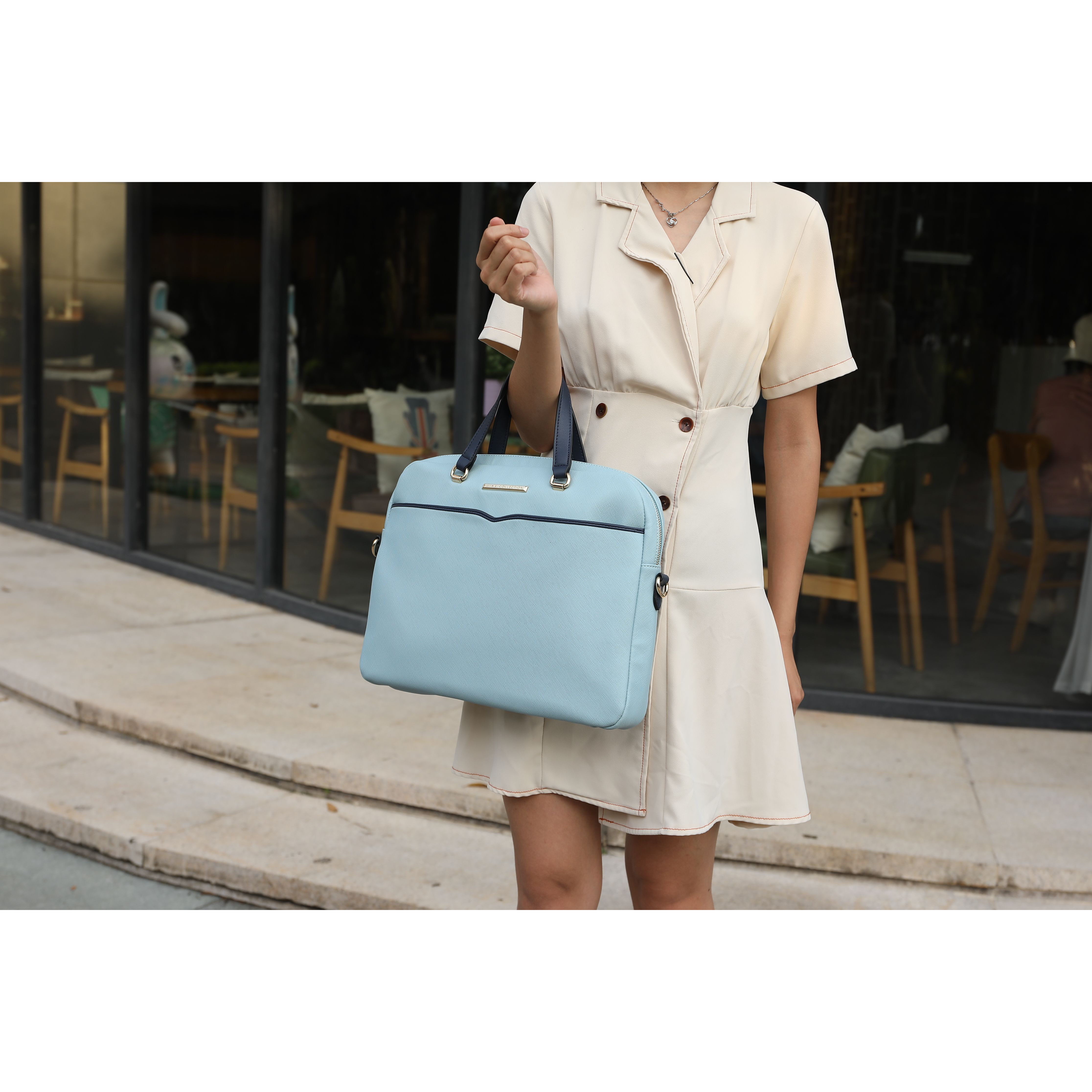 MKF collection Rose Briefcase by Mia K(D0102HIc8AW)