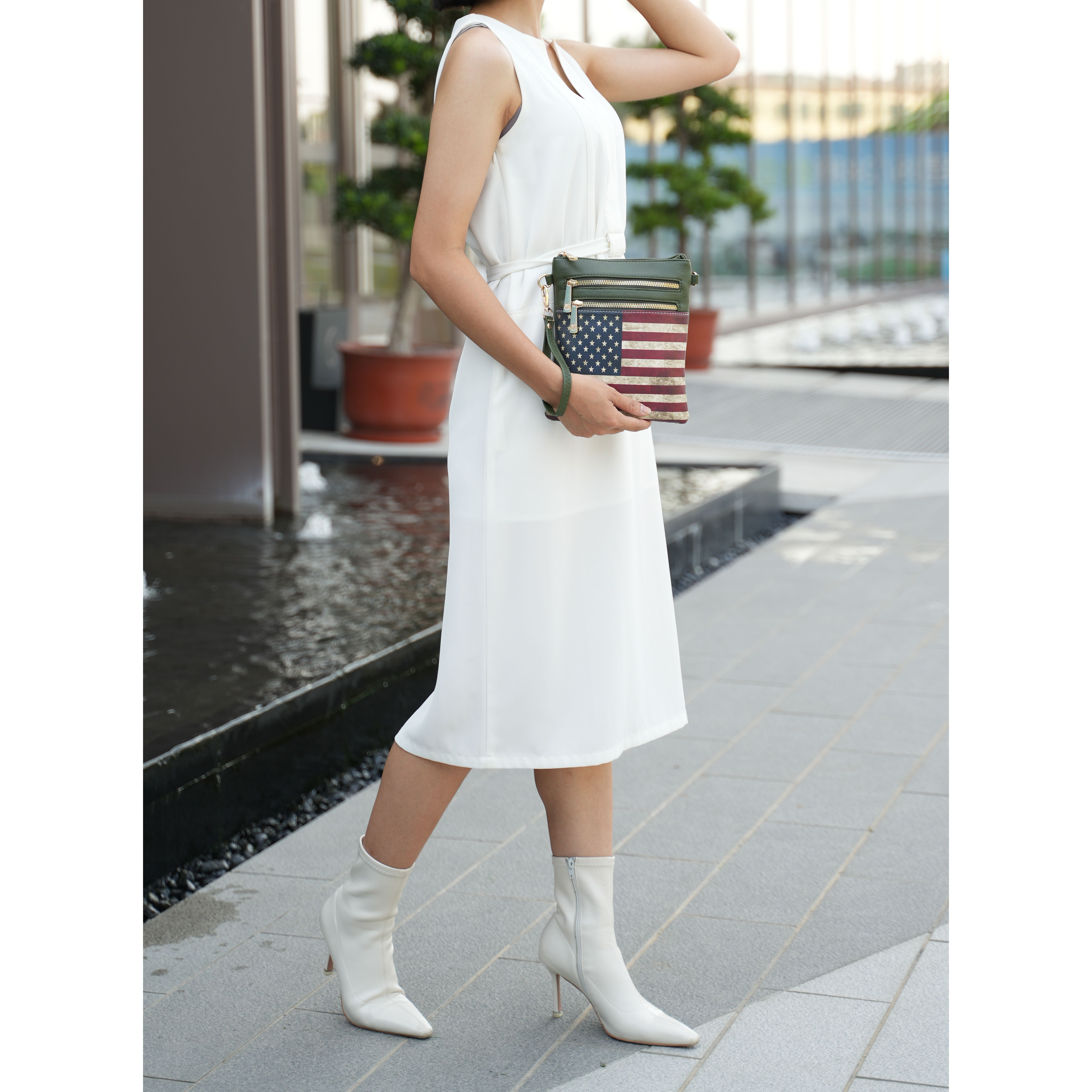 MKF collection genesis Printed Flag Vegan Leather Women crossbody Bag by Mia k(D0102HIDEVW)