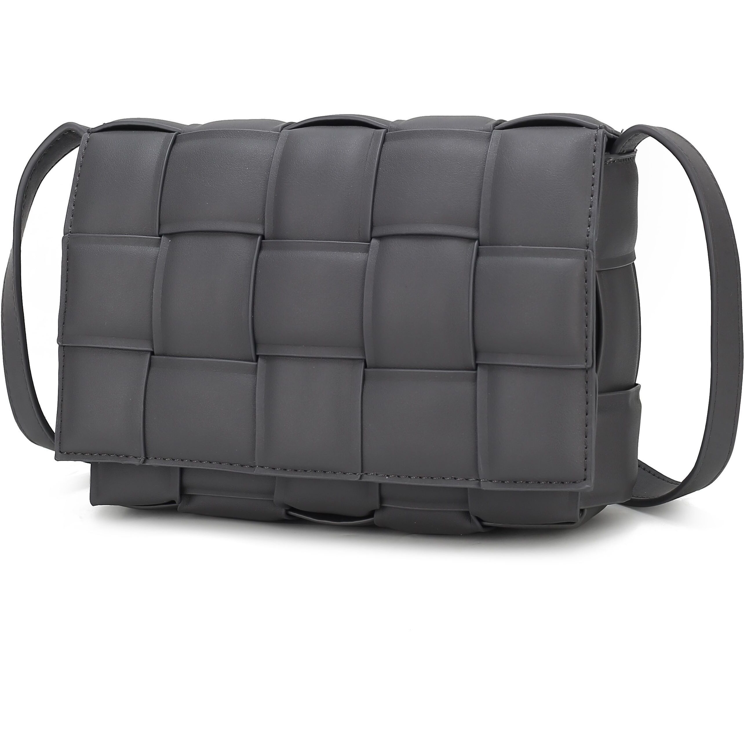MKF collection ginger Woven Vegan Leather Women Shoulder Bag by Mia k(D0102HIDEWV)
