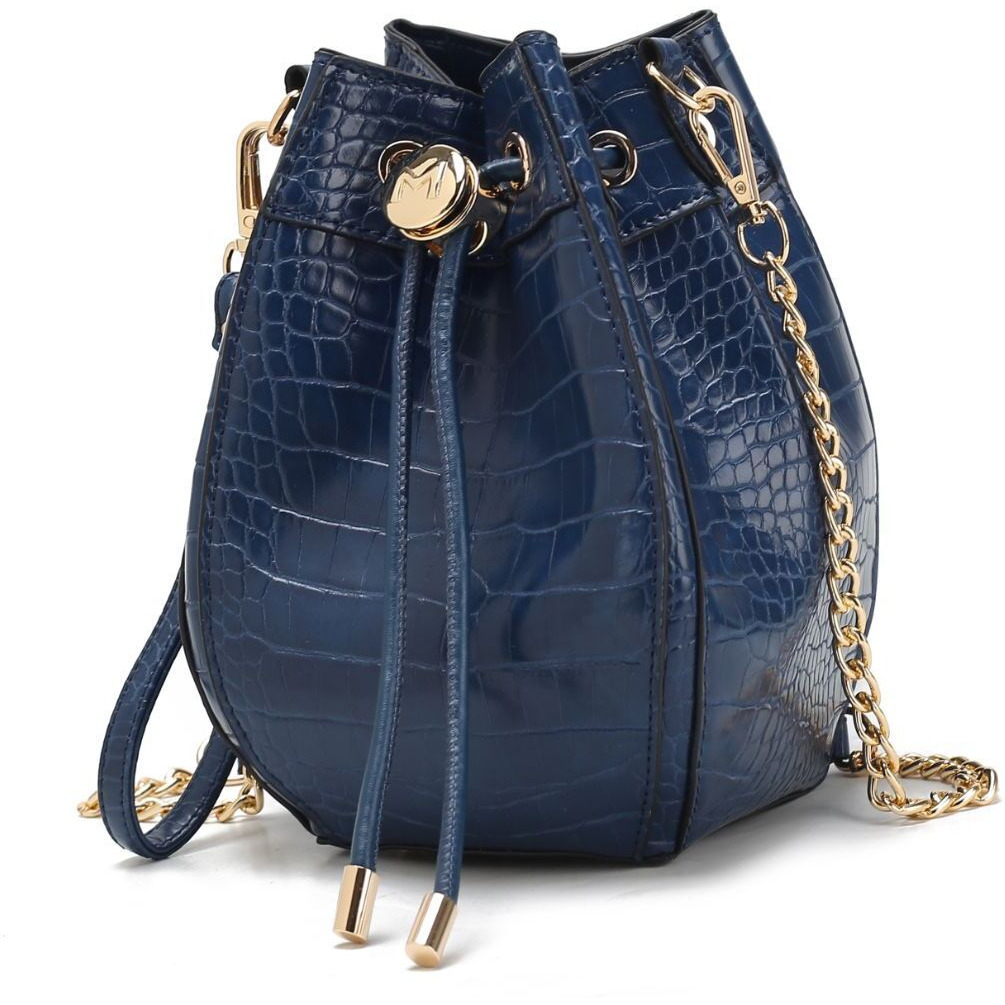 MKF collection cassidy crocodile Embossed Vegan Leather Womens Shoulder Bag by Mia k(D0102H2QAPA)