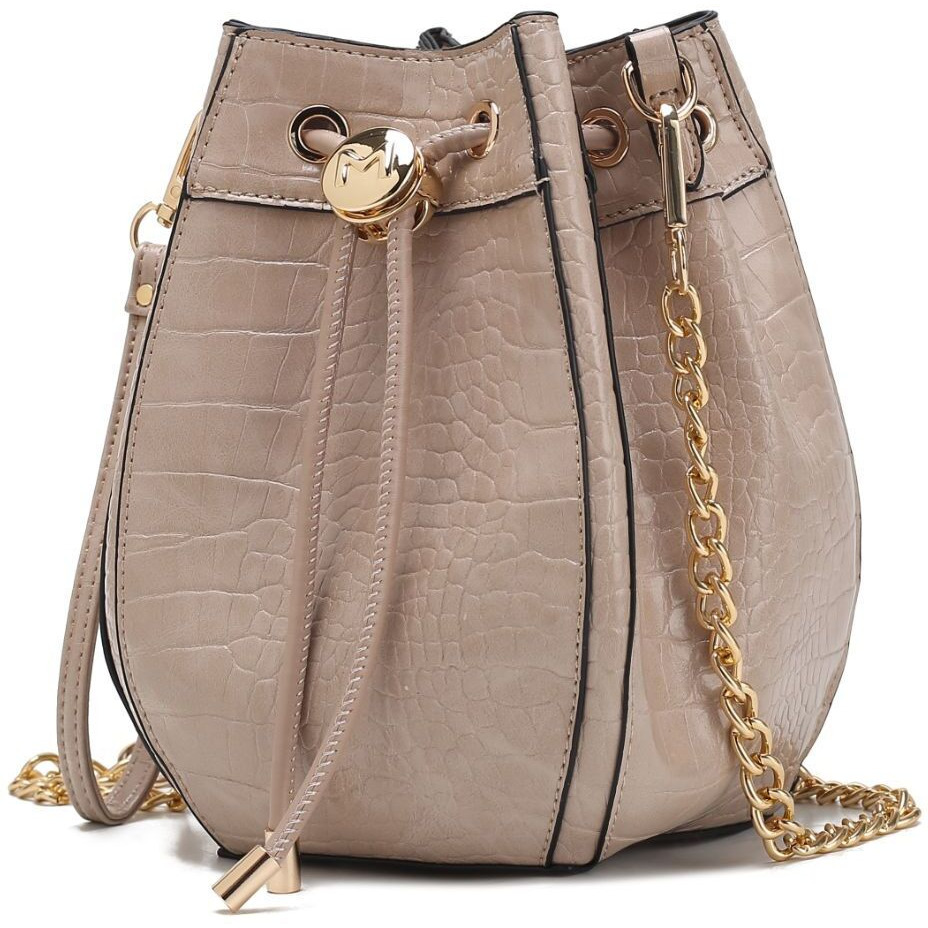 MKF collection cassidy crocodile Embossed Vegan Leather Womens Shoulder Bag by Mia k(D0102H2QASA)